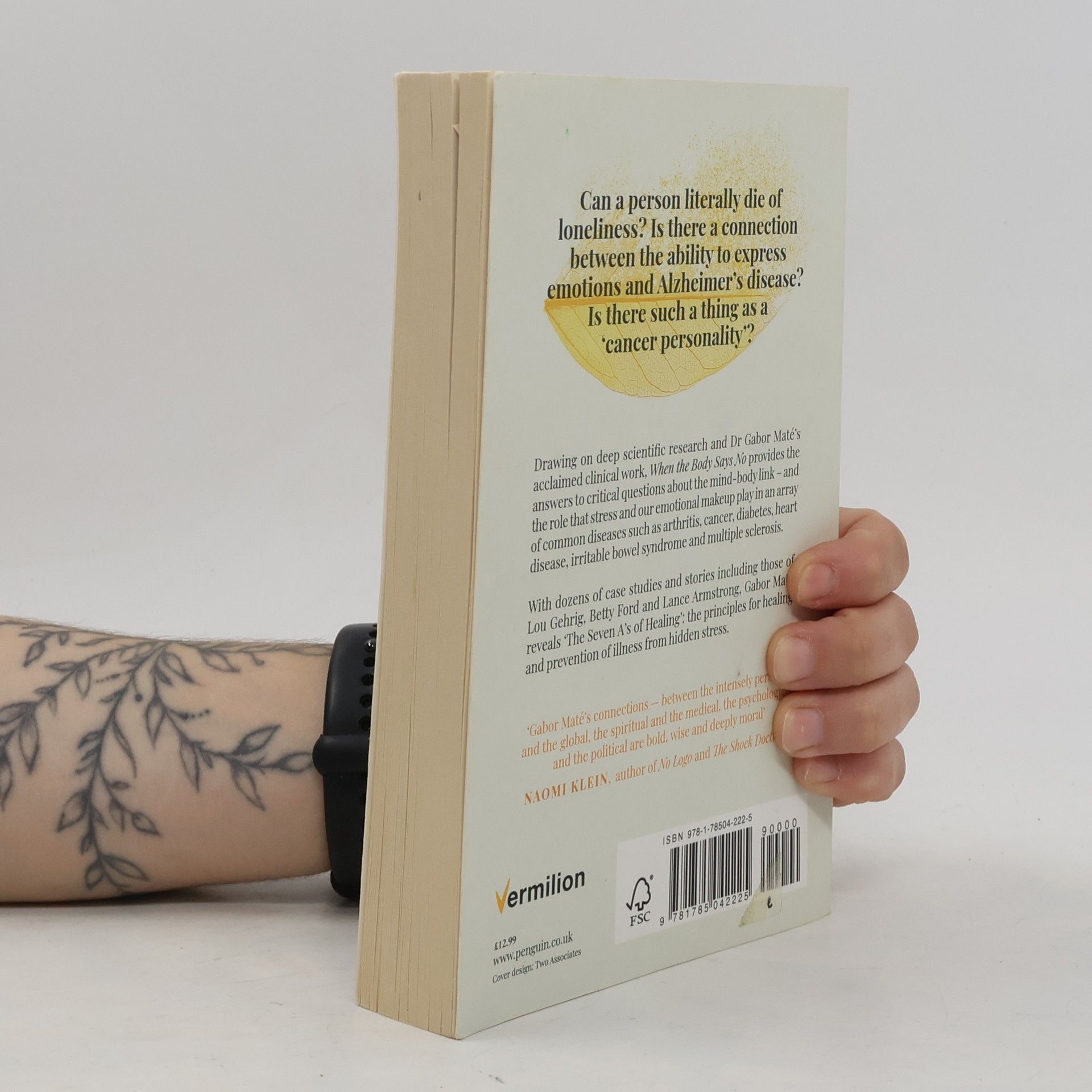 Gabor Maté When the Body Says No