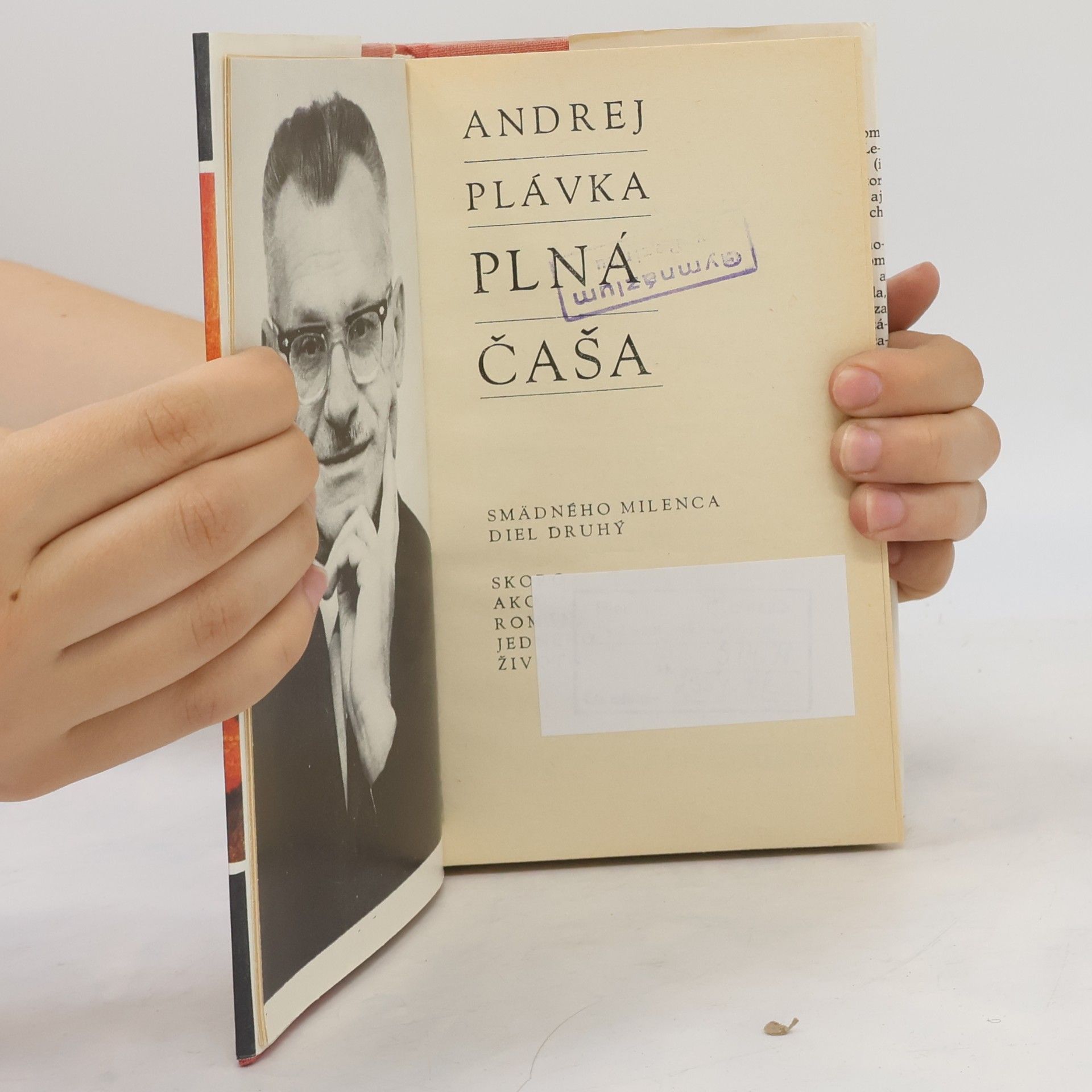 Andrej Plávka Plná čaša