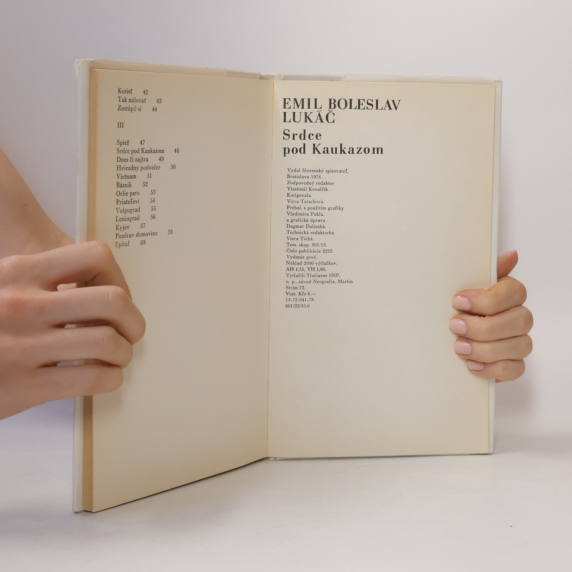 Emil Boleslav Lukáč Srdce pod Kaukazom