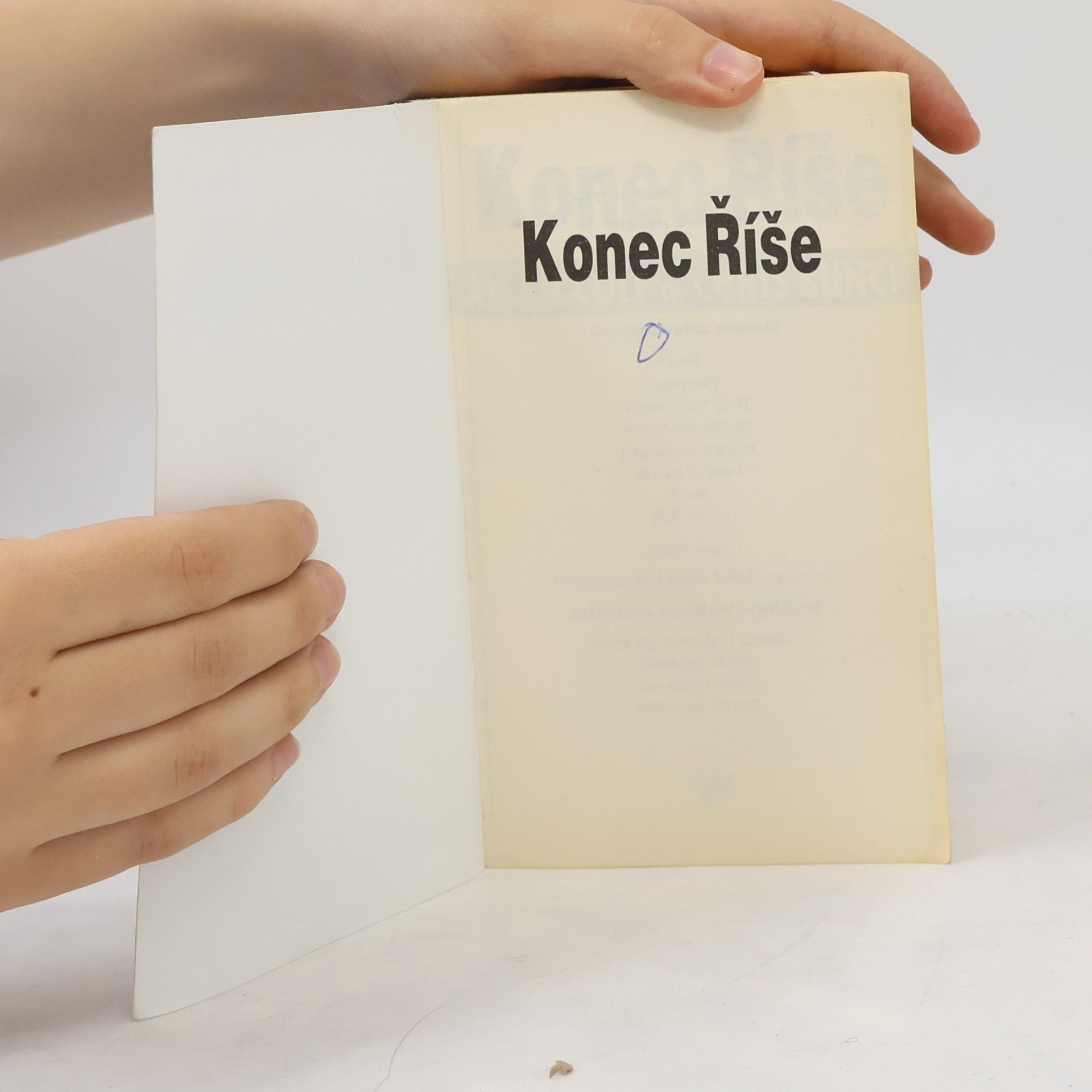 Allan Cole Konec Říše