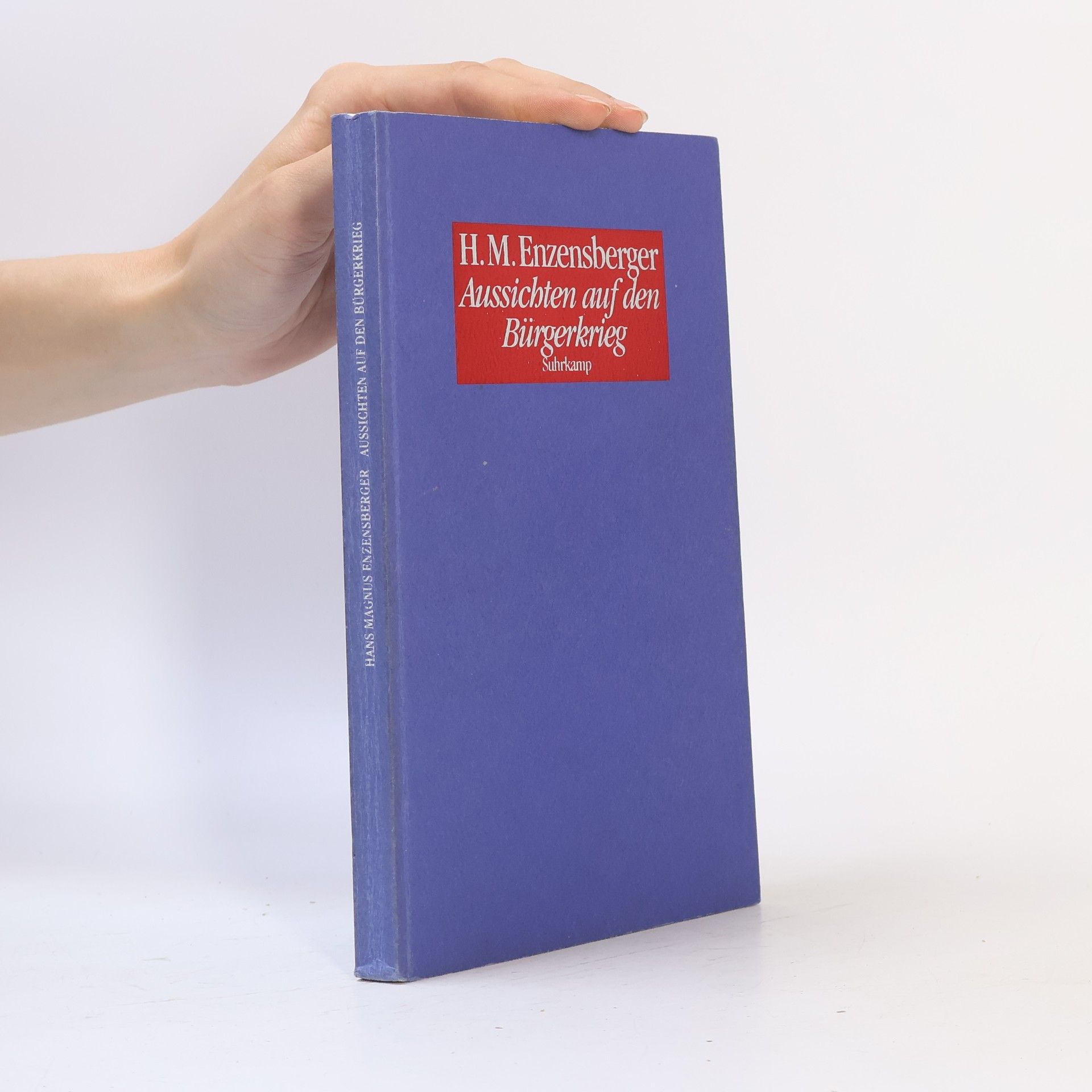 Hans Magnus Enzensberger Aussichten auf den Bürgerkrieg