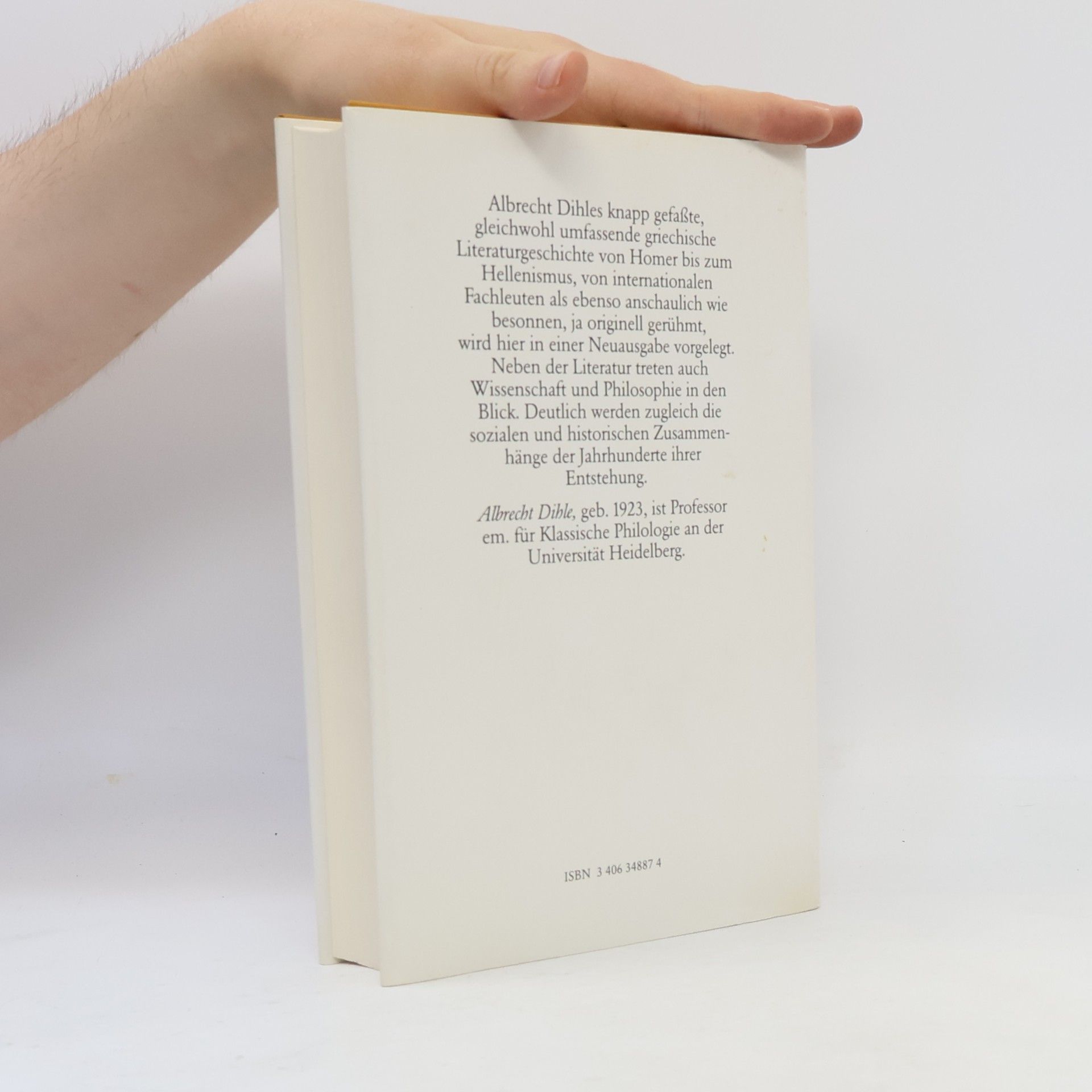 Albrecht Dihle Griechische Literaturgeschichte