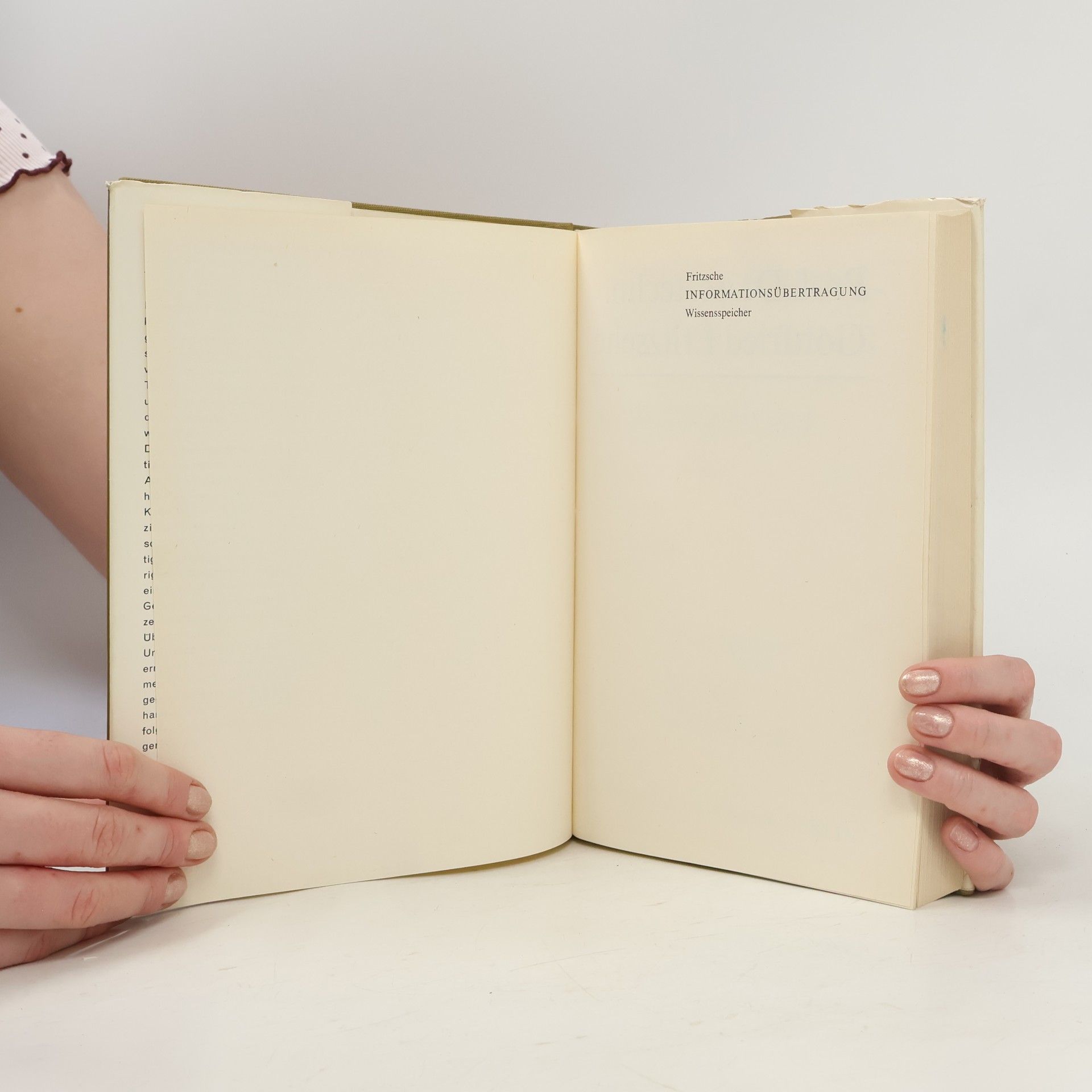 Fritz Fritzsche  Informationsübertragung