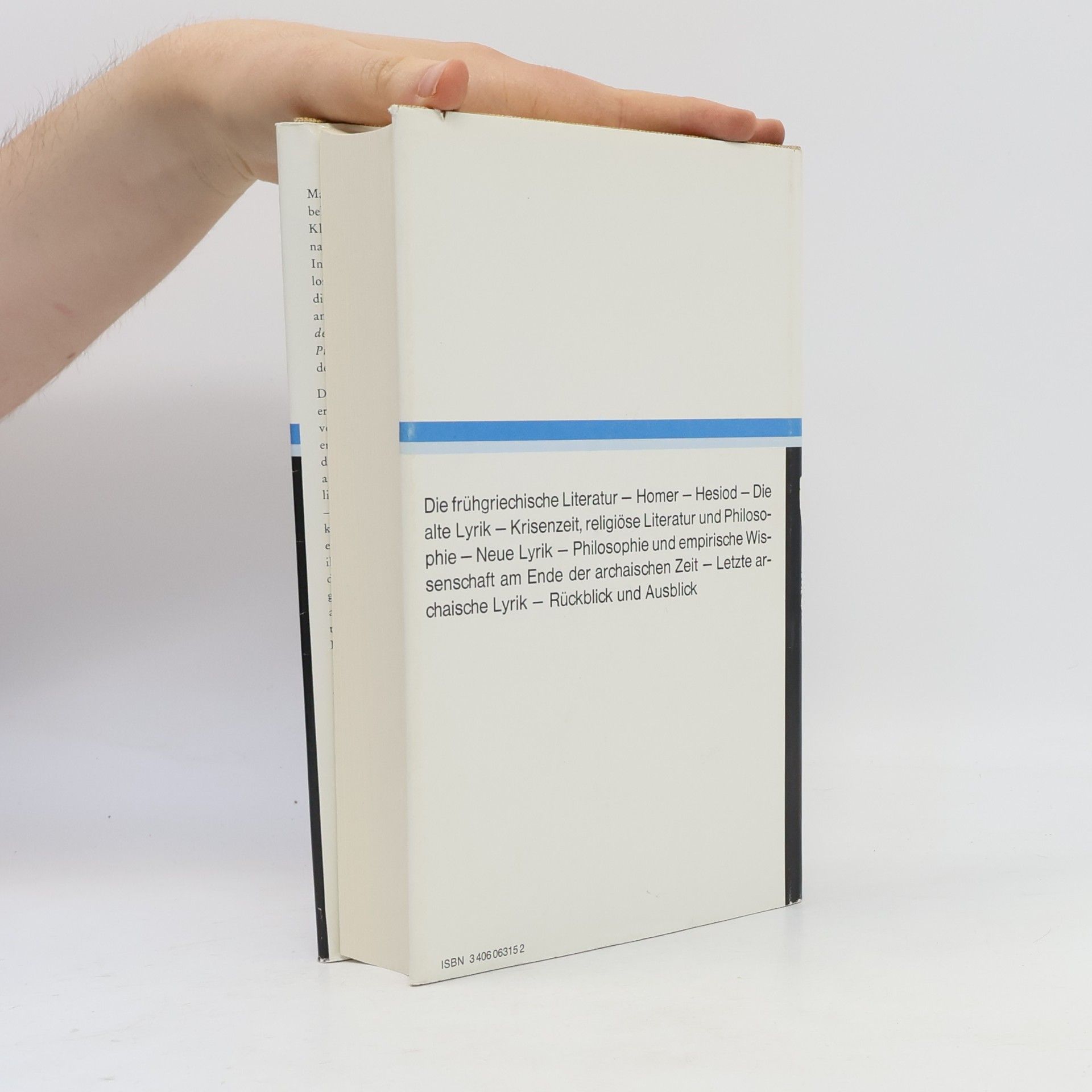 Hermann Fränkel Dichtung und Philosophie des frühen Griechentums