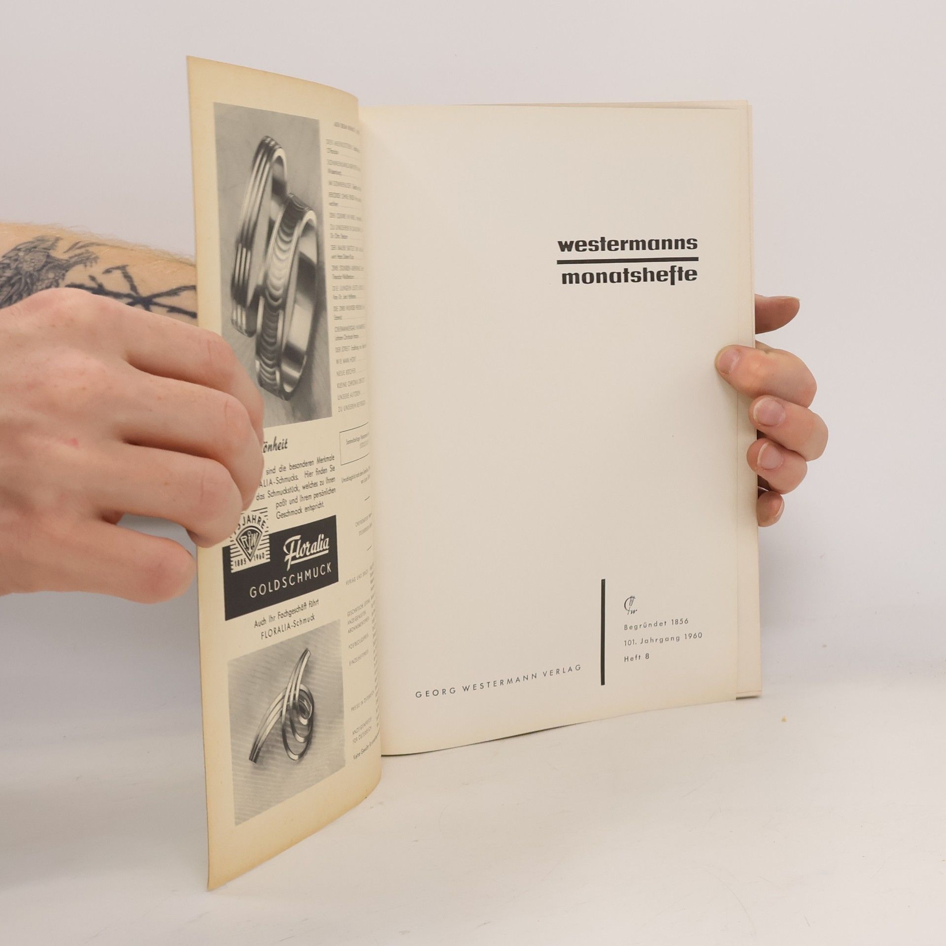 Autores varios Westermanns Monatshefte 8/1960