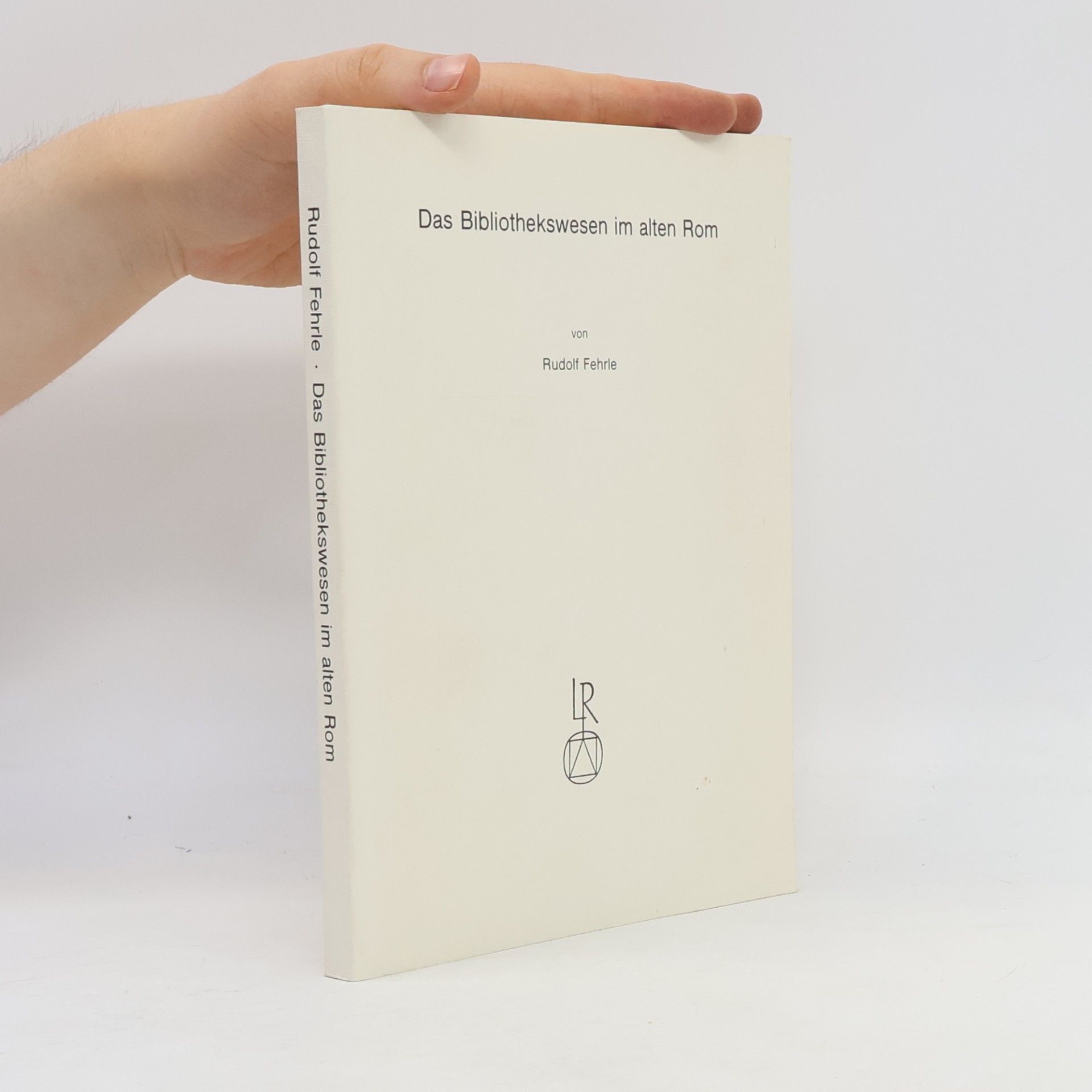 Das Bibliothekswesen im alten Rom