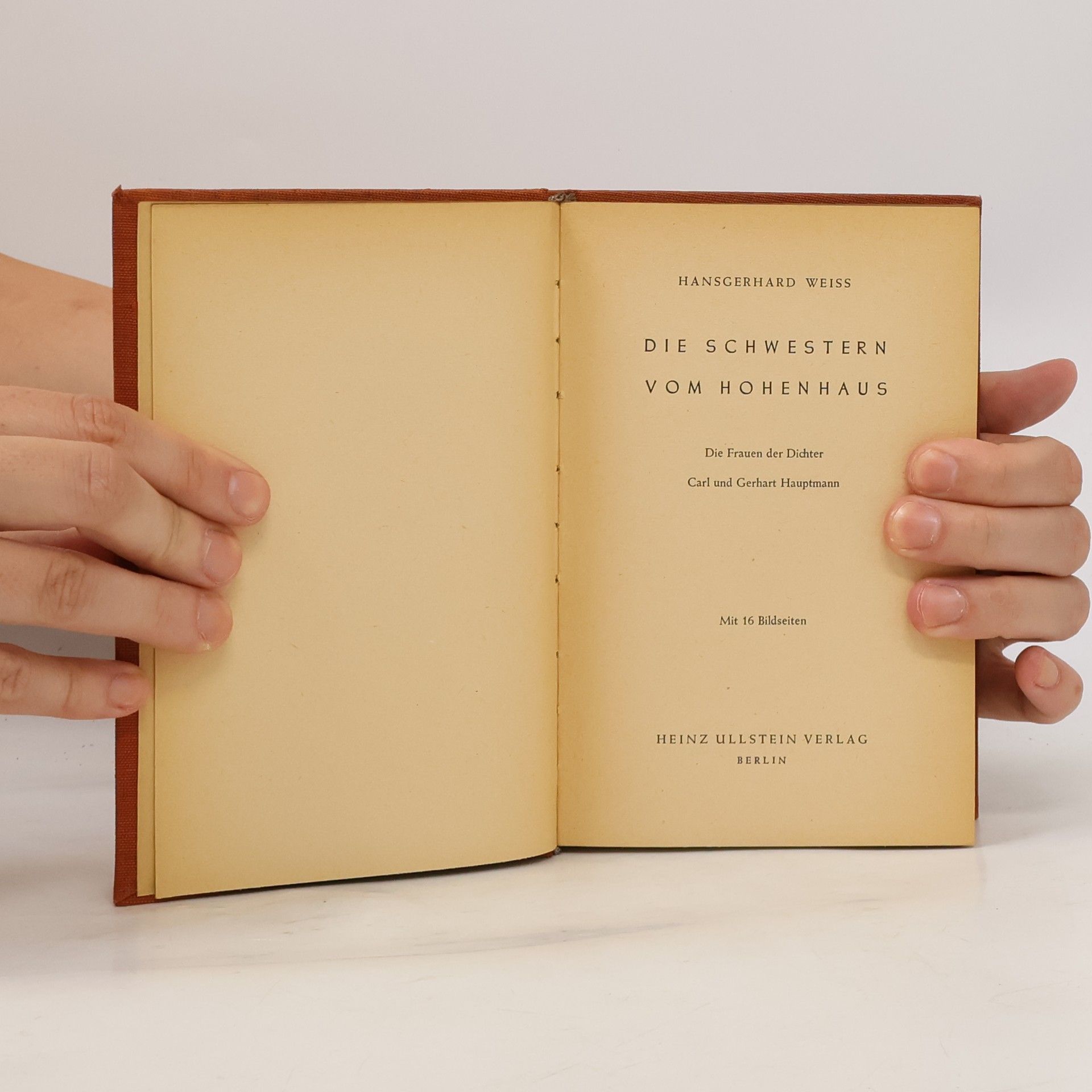 Hansgerhard Weiss Die Schwestern vom Hohenhaus