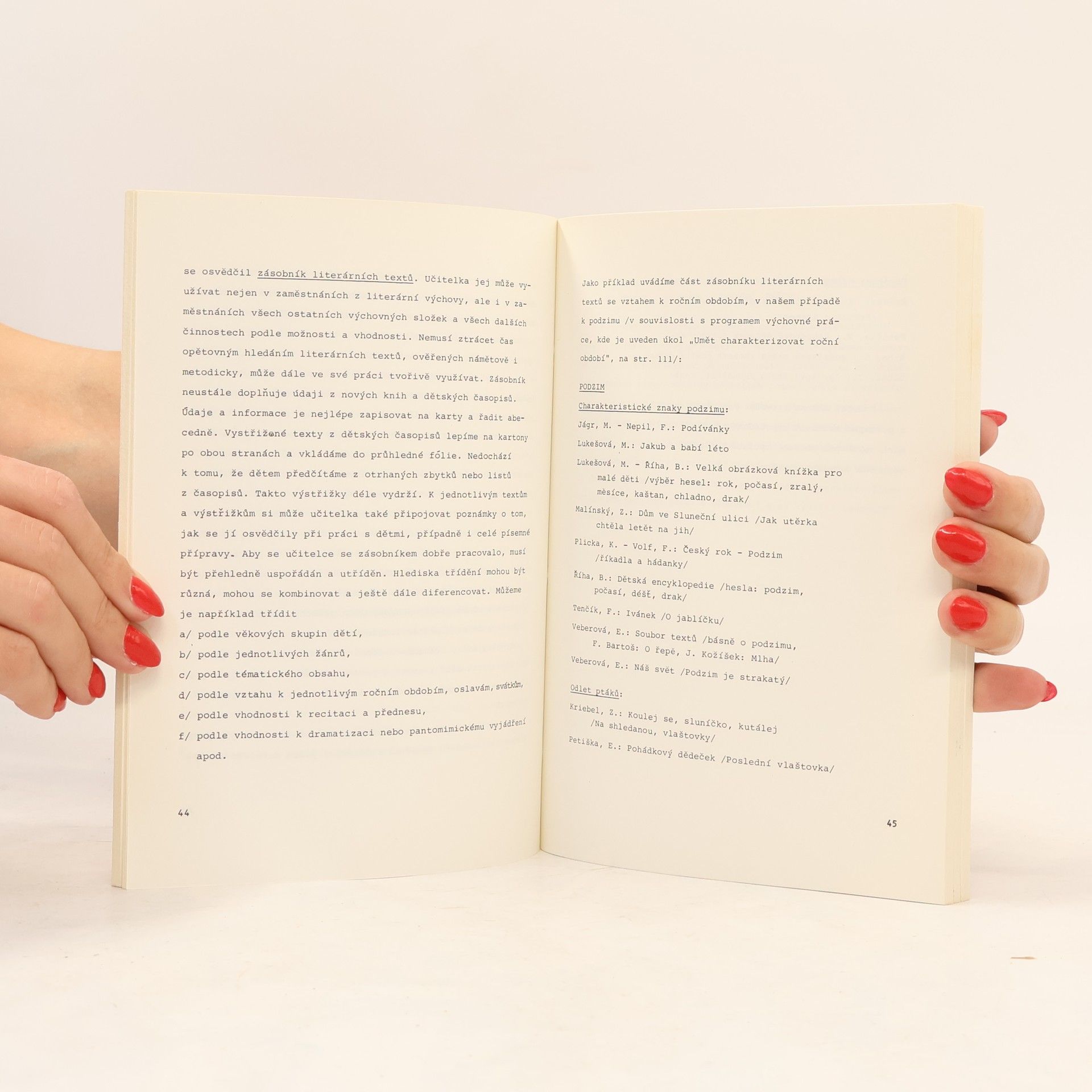Karla Strnadová Literární výchova v mateřské škole