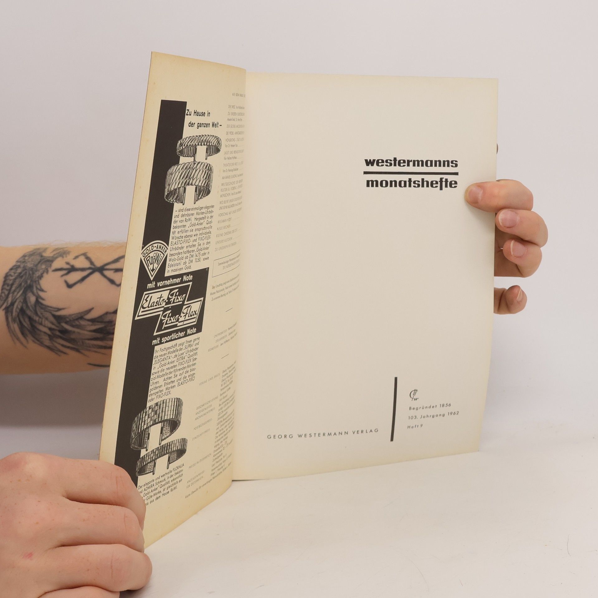 Autores varios Westermanns Monatshefte 9/1962
