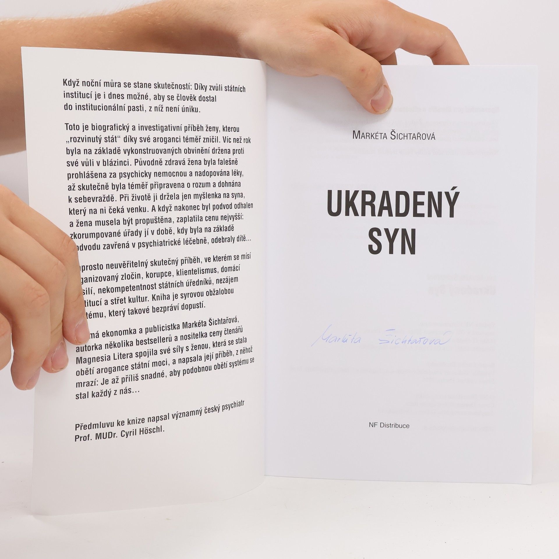 Markéta Šichtařová Ukradený syn