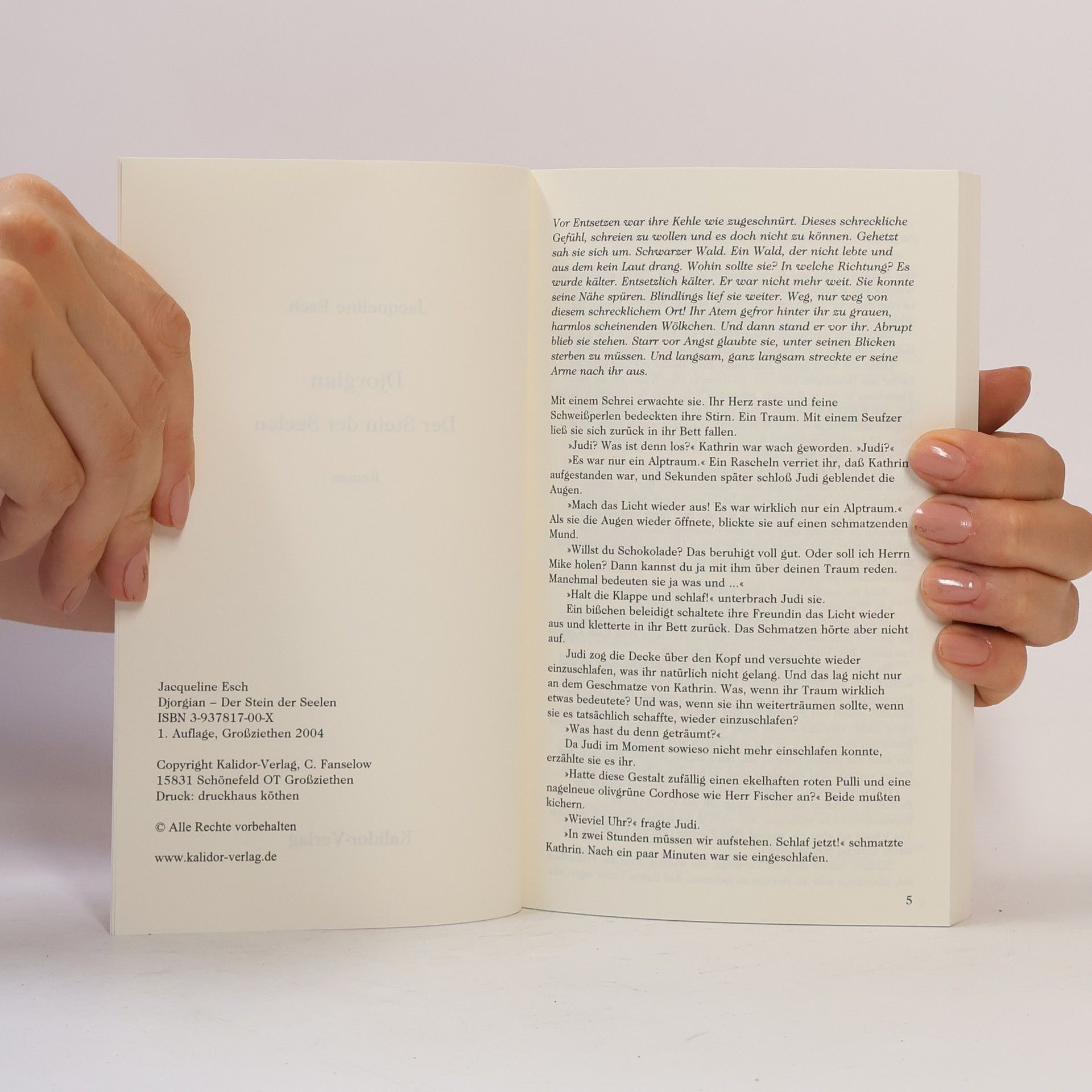 Jacqueline Esch Djorgian: Der Stein der Seelen