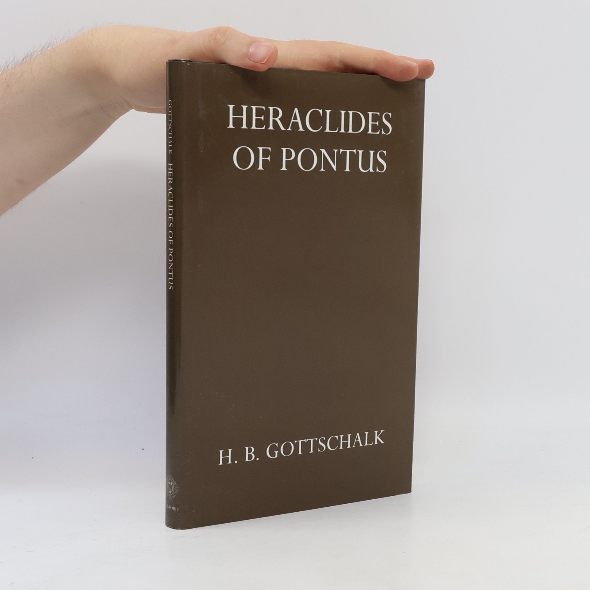 H. B. Gottschalk Heraclides of Pontus