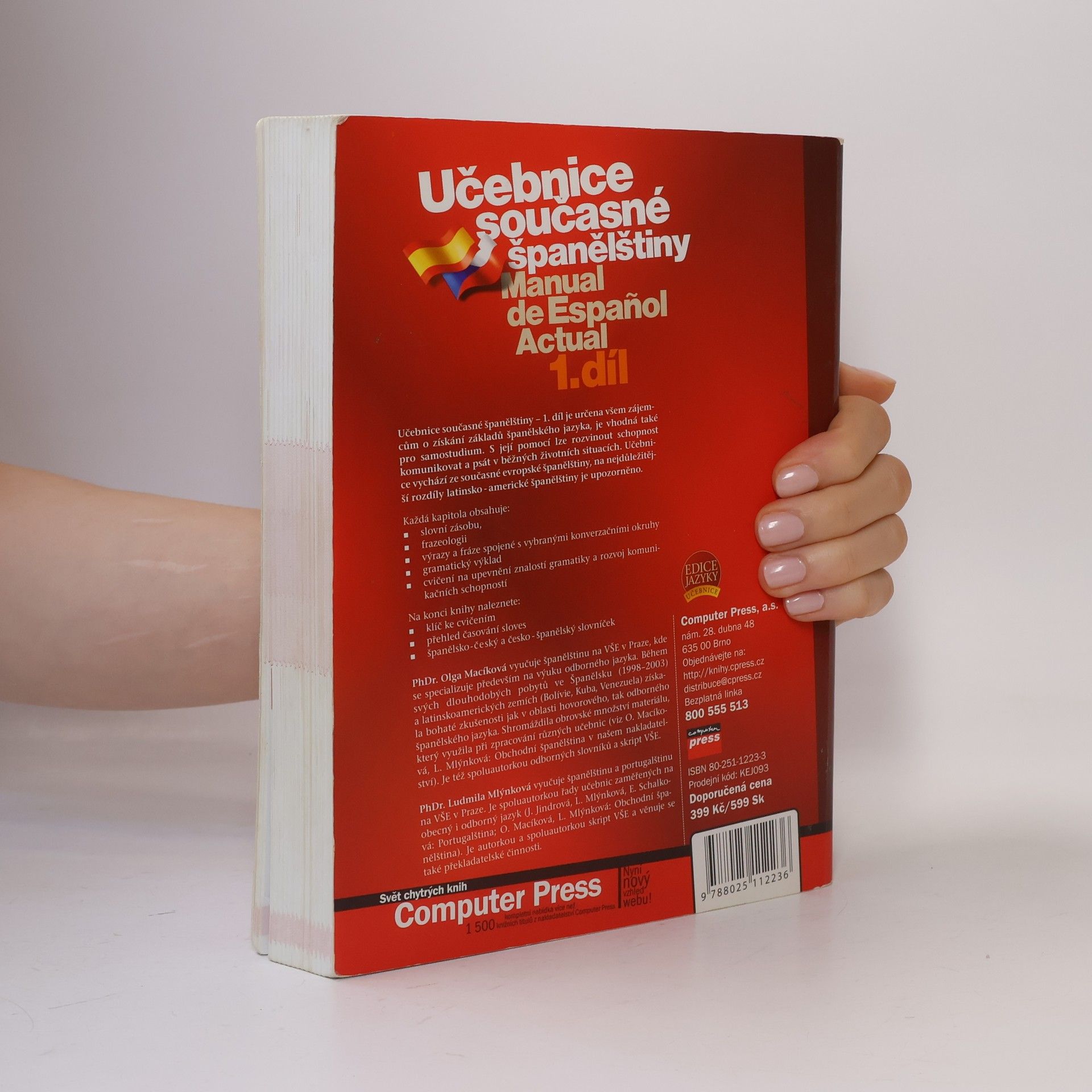 Olga Macíková Učebnice současné španělštiny = Manual de español actual. 1. díl