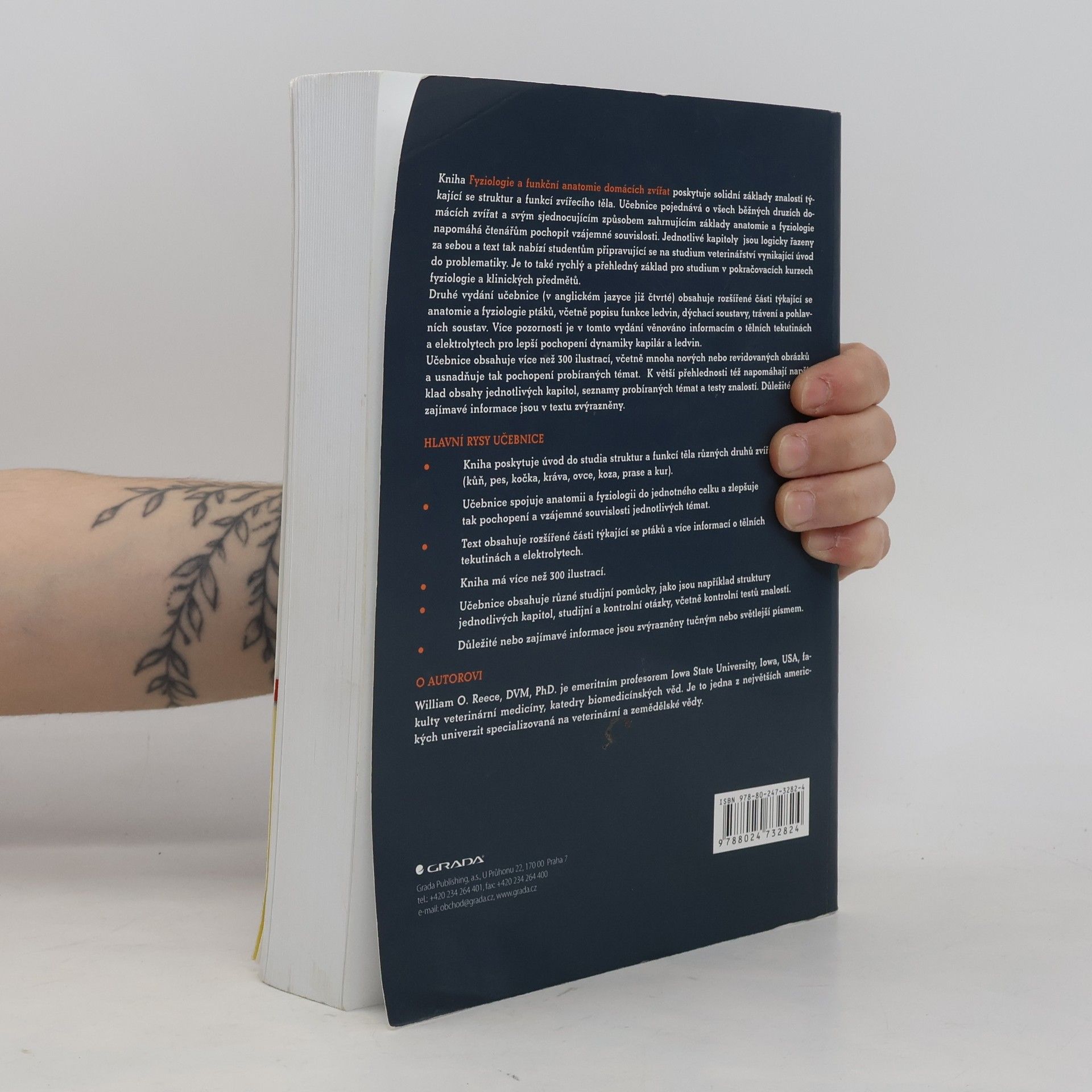 William O. Reece Fyziologie a funkční anatomie domácích zvířat