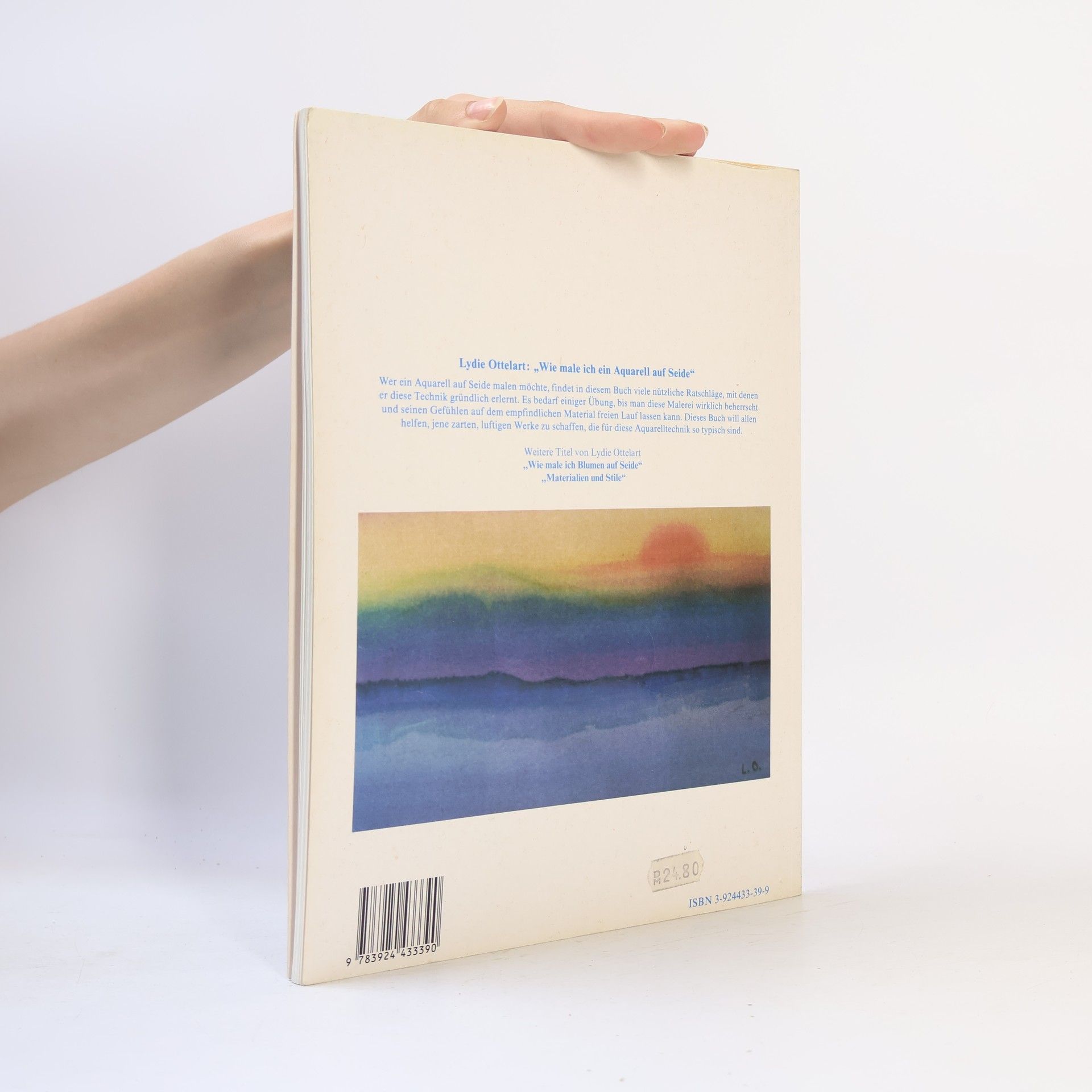 Lydie Ottelart Wie male ich ein Aquarell auf Seide