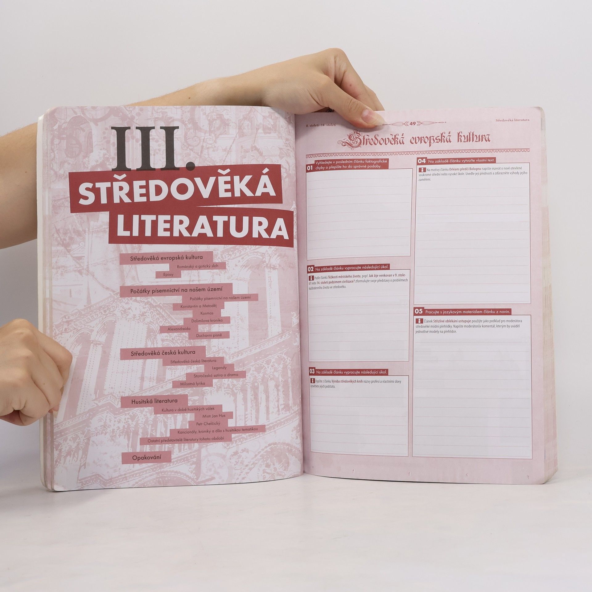 Collectif d'auteurs Literatura pro 1. ročník středních škol. Pracovní sešit