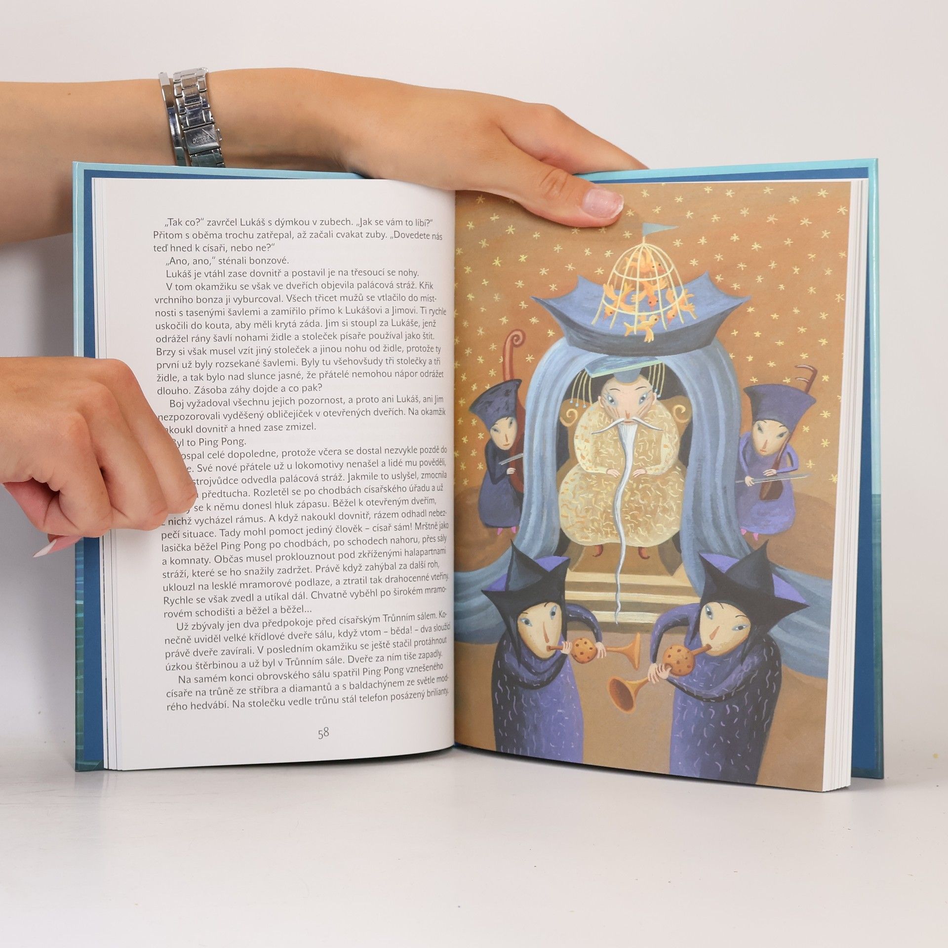 Michael Ende Jim Knoflík, Lukáš a lokomotiva Ema