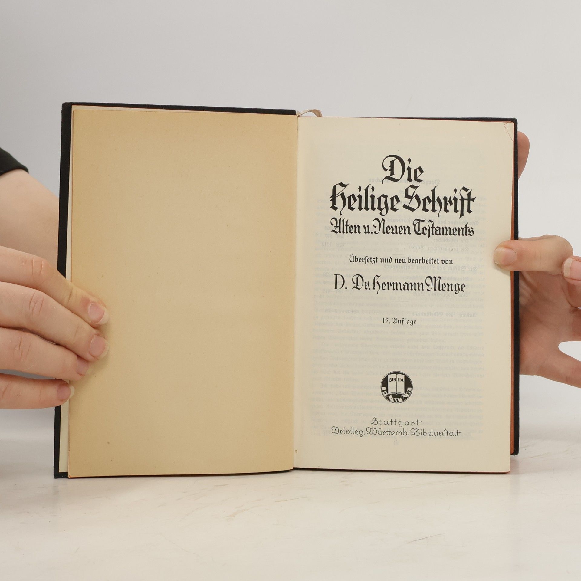 Martin Luther Die heilige Schrift