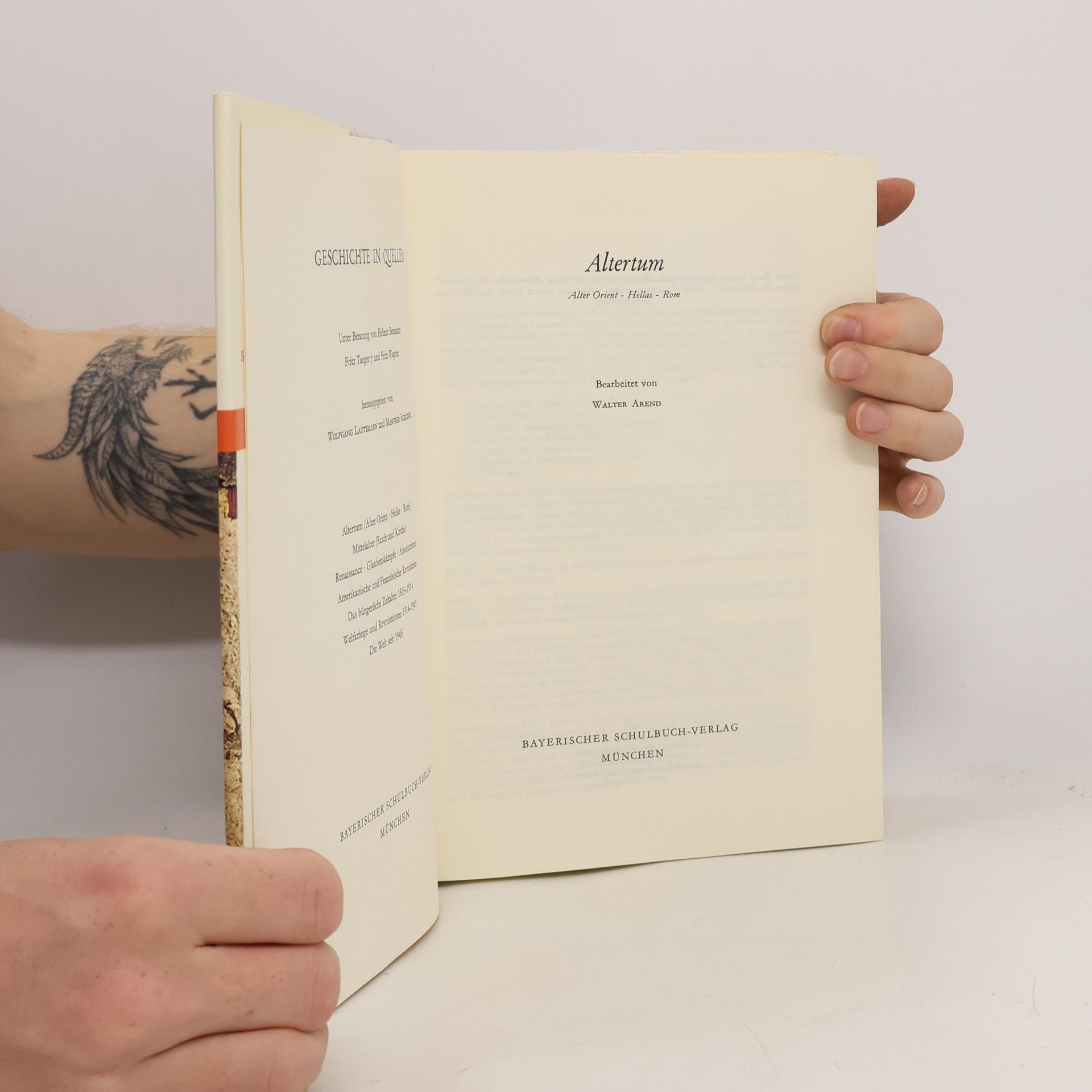 Autorenkollektiv Geschichte in Quellen. Altertum. Alter Orient Hellas-Rom