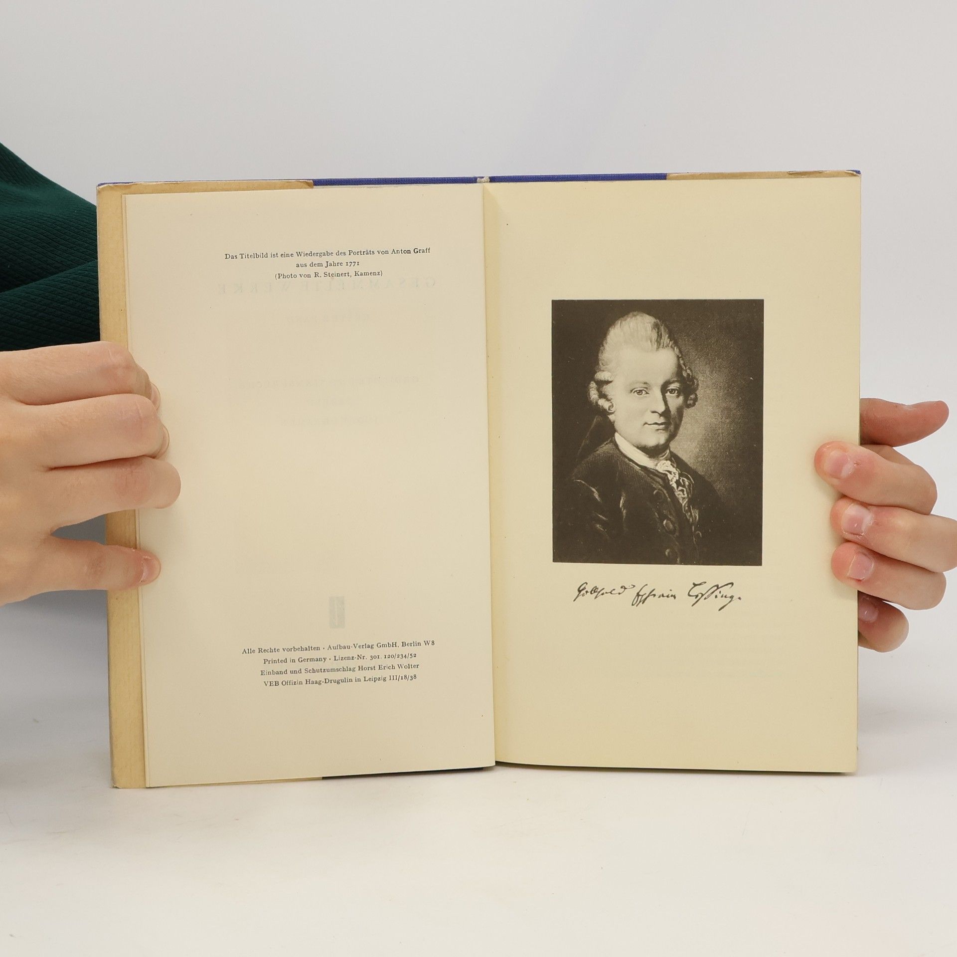 Gotthold Ephraim Lessing Gotthold Ephraim Lessing: gesammelte Werke 1