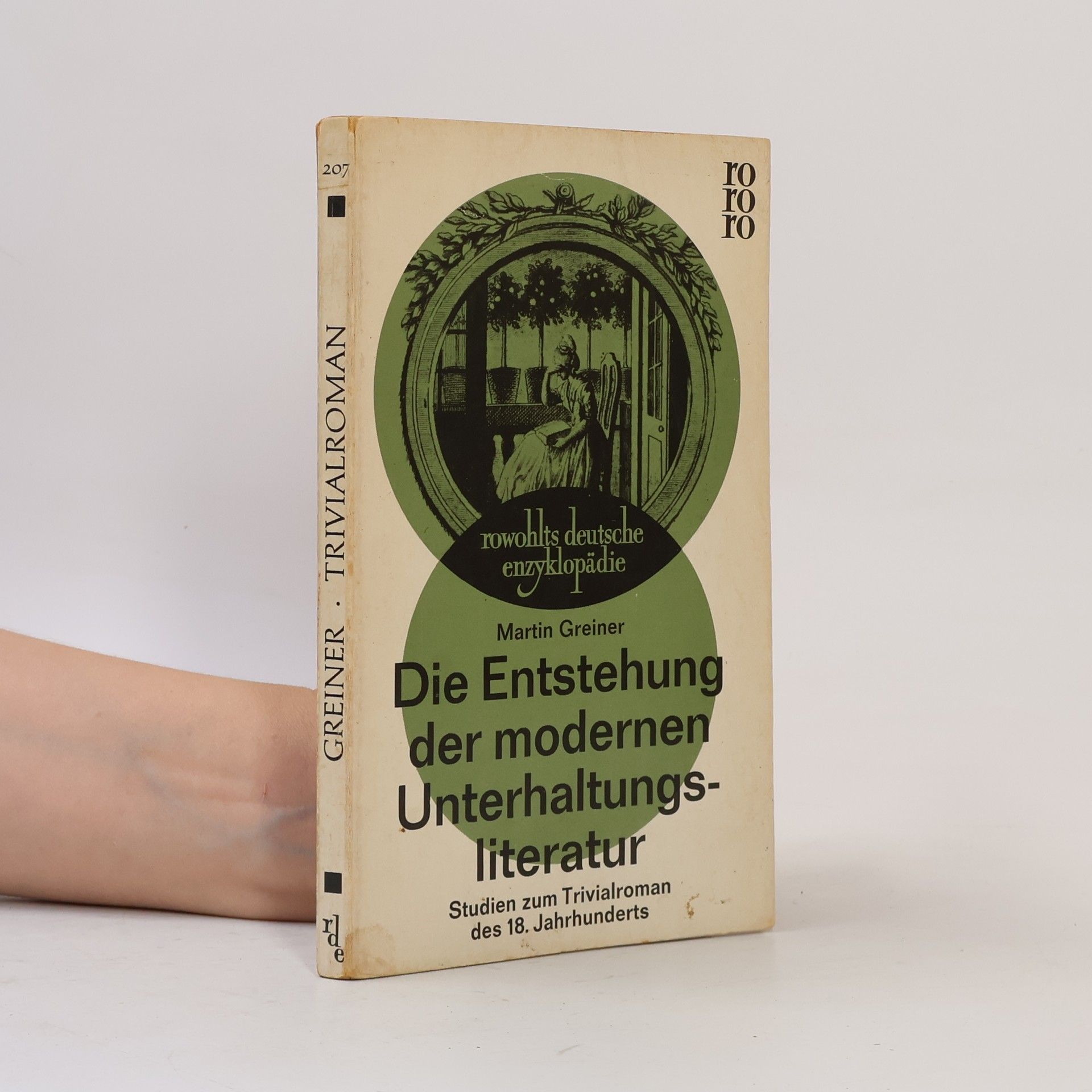 Martin Greiner Die Entstehung der modernen Unterhaltungsliteratur