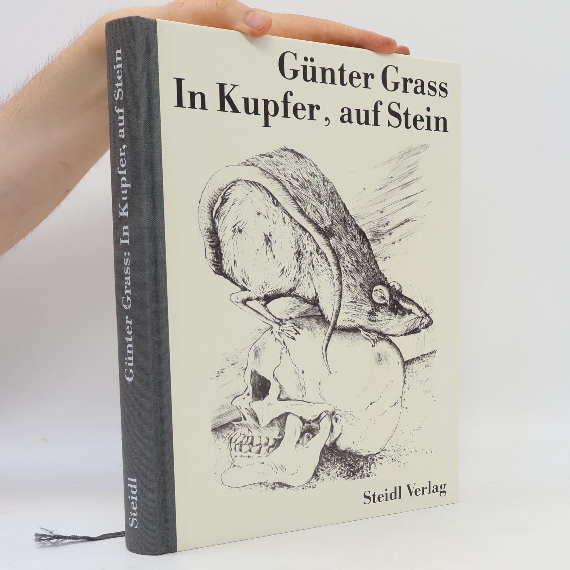 Günter Grass In Kupfer, auf Stein