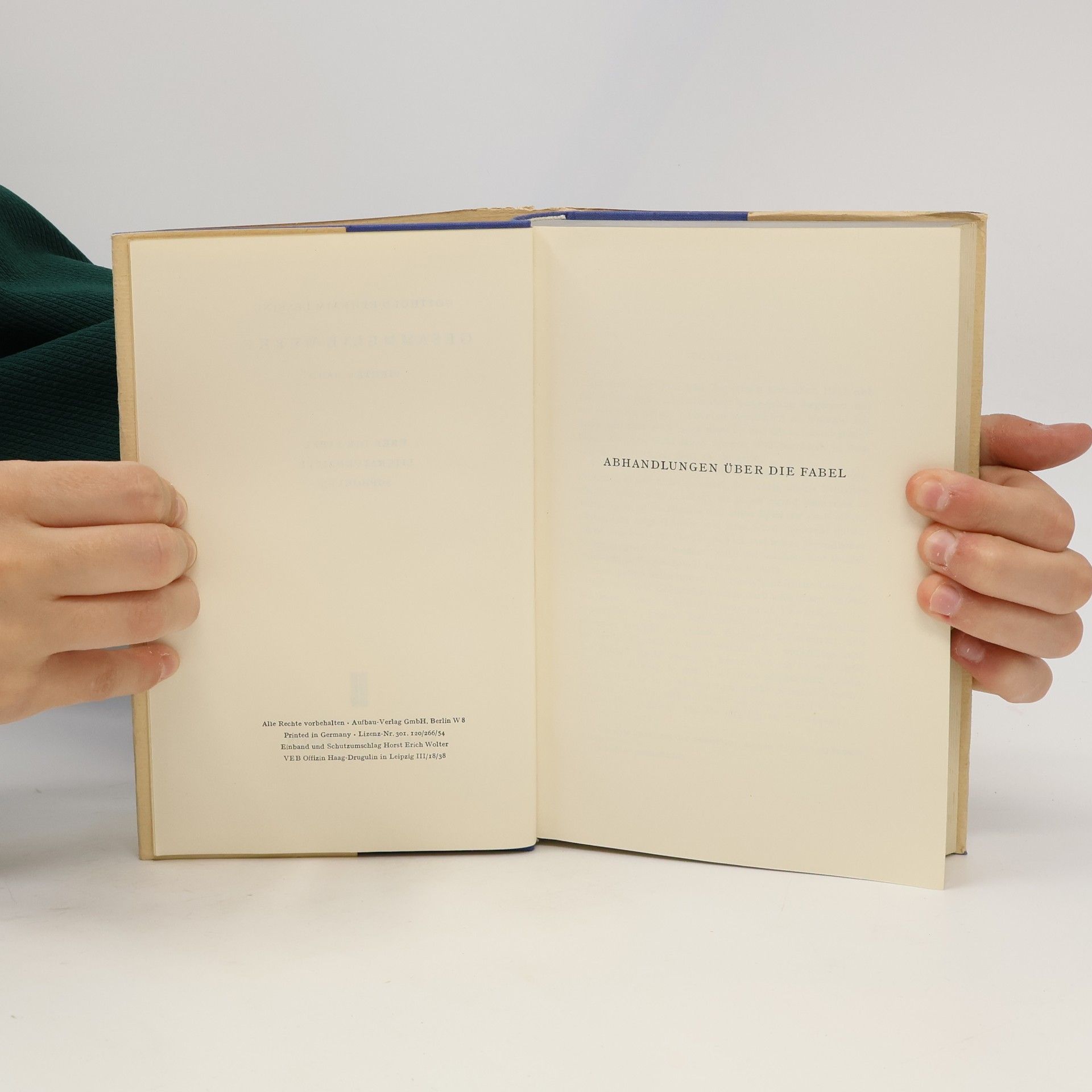 Gotthold Ephraim Lessing Gotthold Ephraim Lessing: gesammelte Werke 4