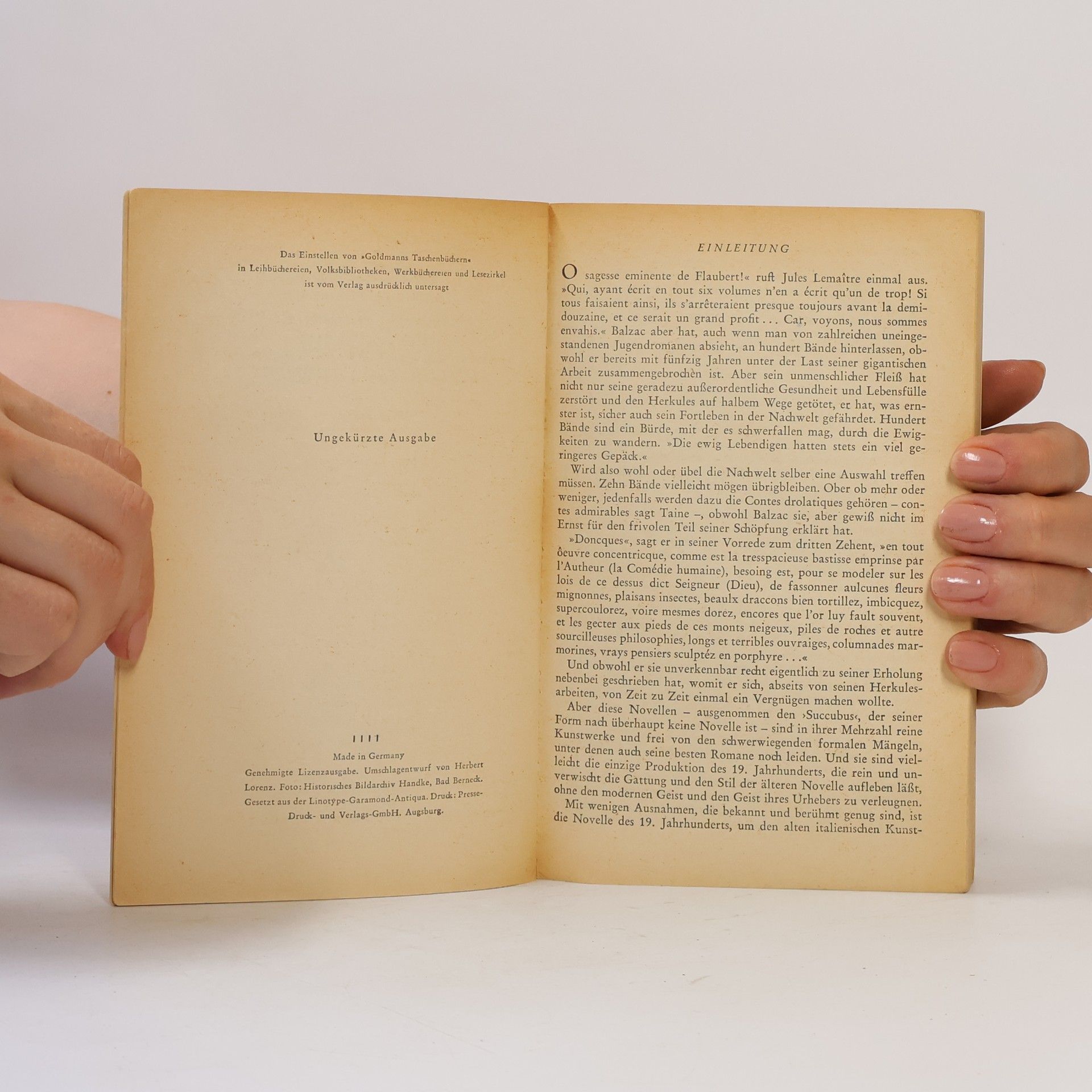 Honoré de Balzac Tolldreiste Geschichten