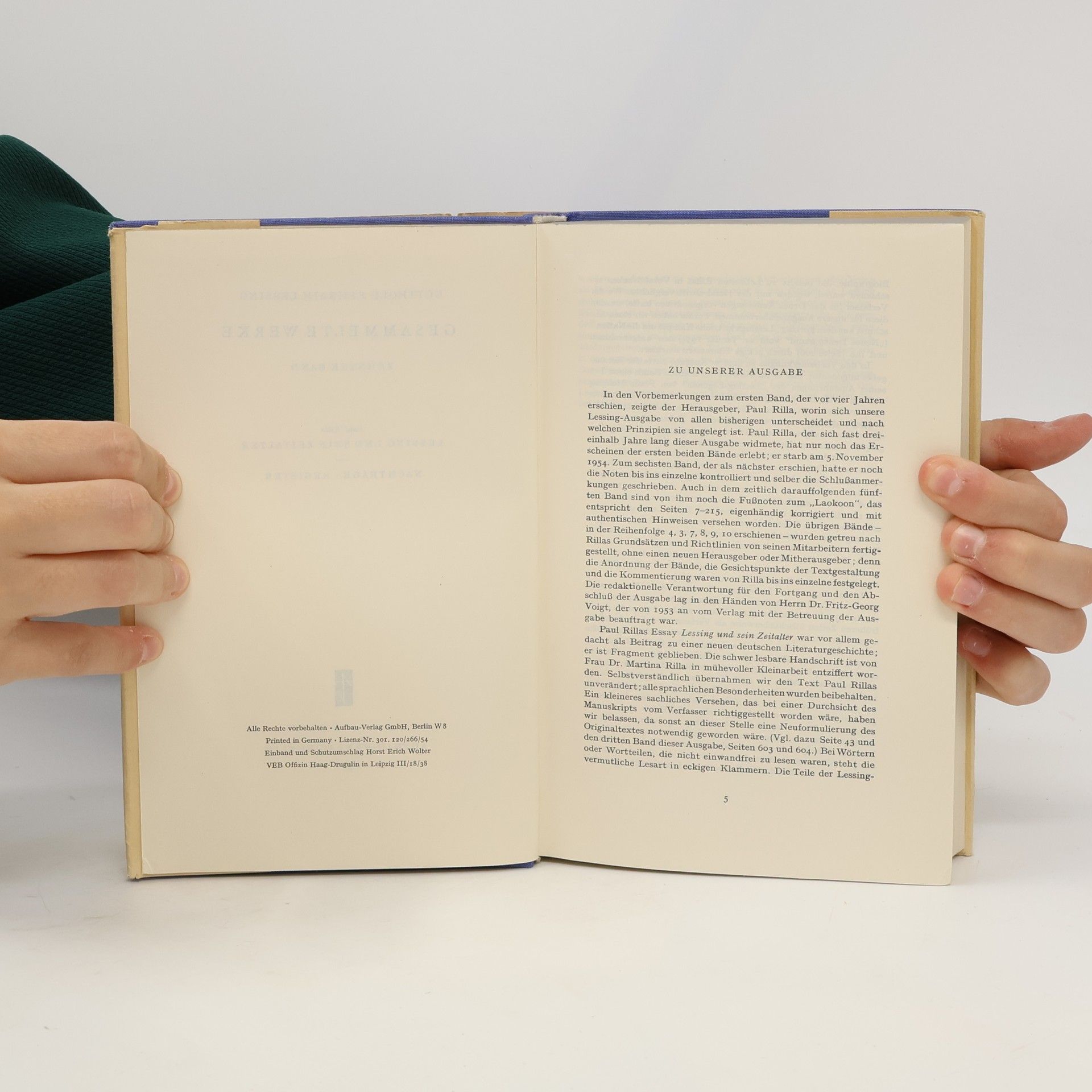 Gotthold Ephraim Lessing Lessing. Gesammelte Werke 10