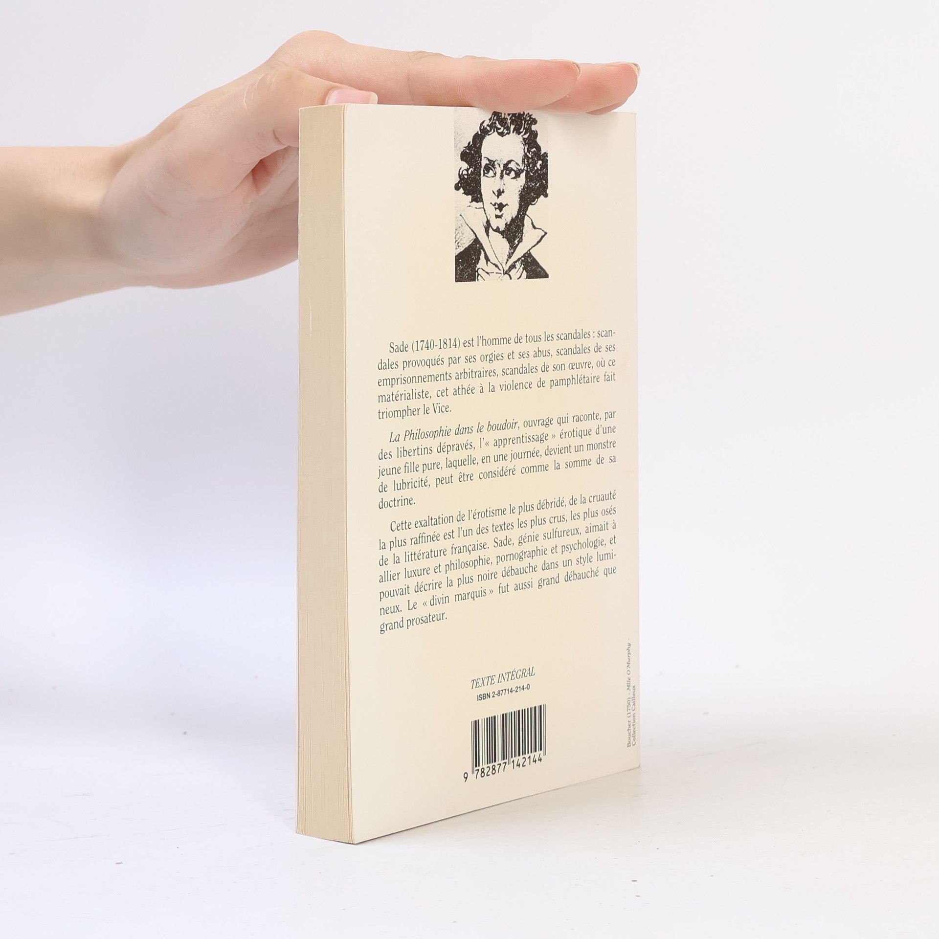 Marquis de Sade La Philosophie dans le boudoir