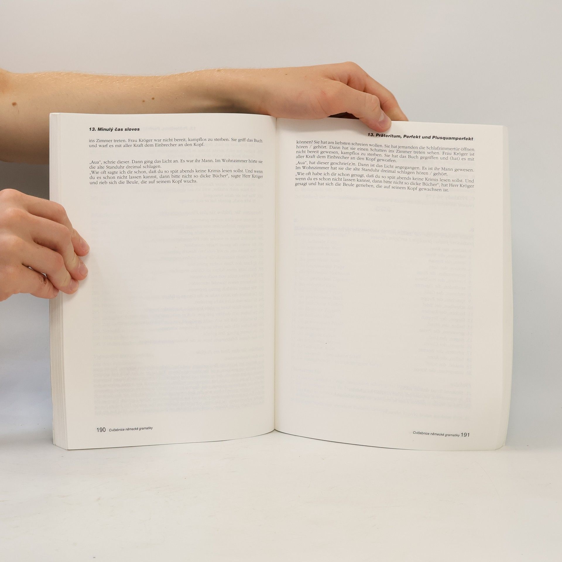 Various authors Cvičebnice německé gramatiky : Příklady k základním gramatickým jevům s řešením