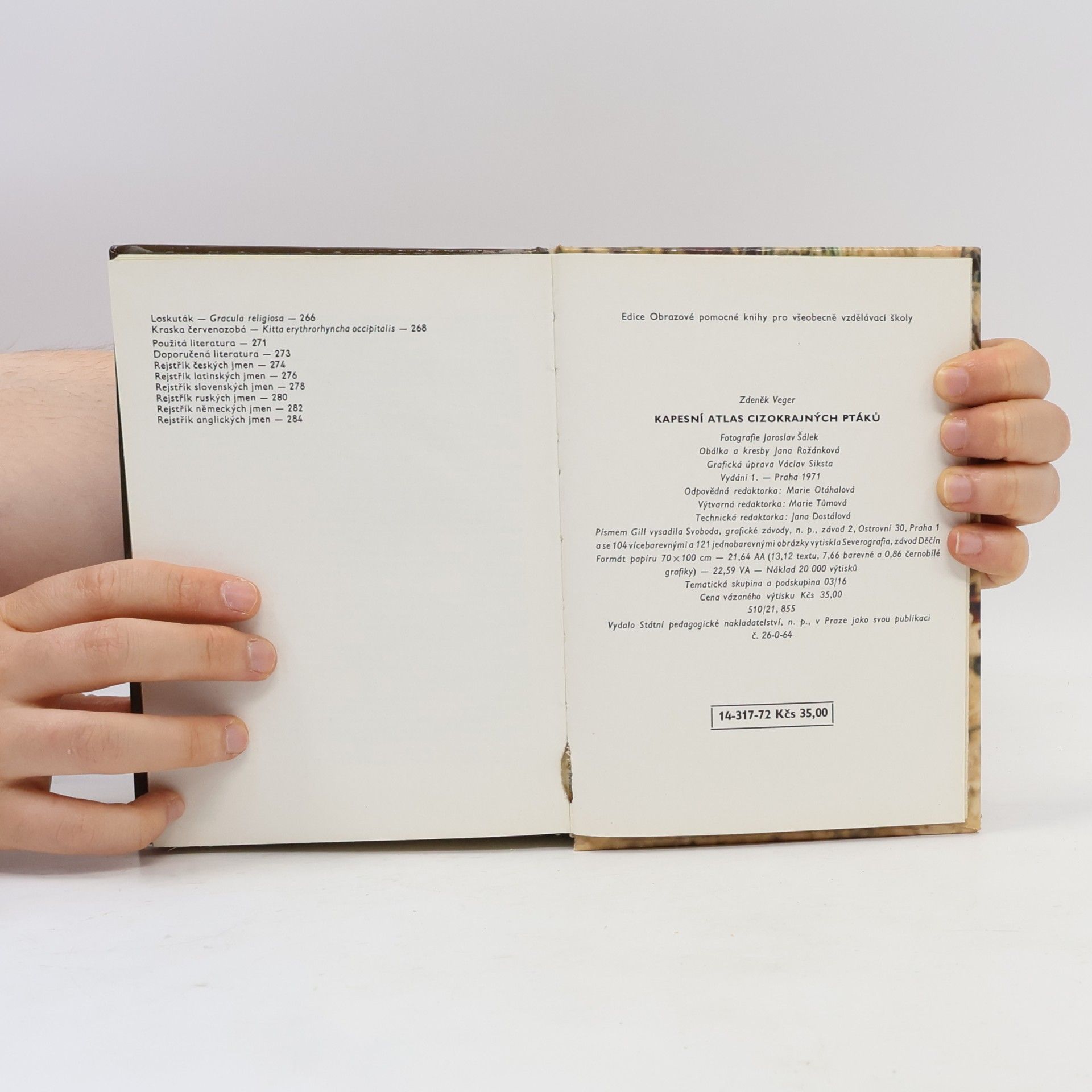 Zdeněk Veger Kapesní atlas cizokrajných ptáků