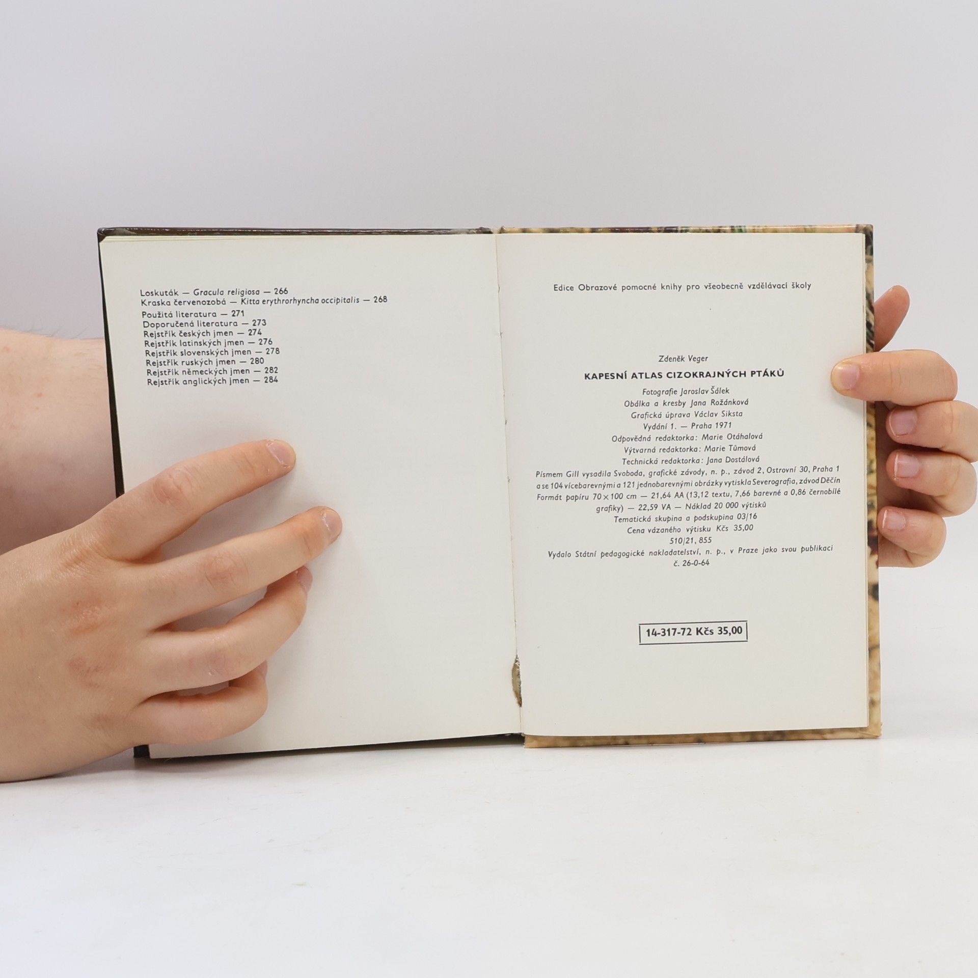 Zdeněk Veger Kapesní atlas cizokrajných ptáků
