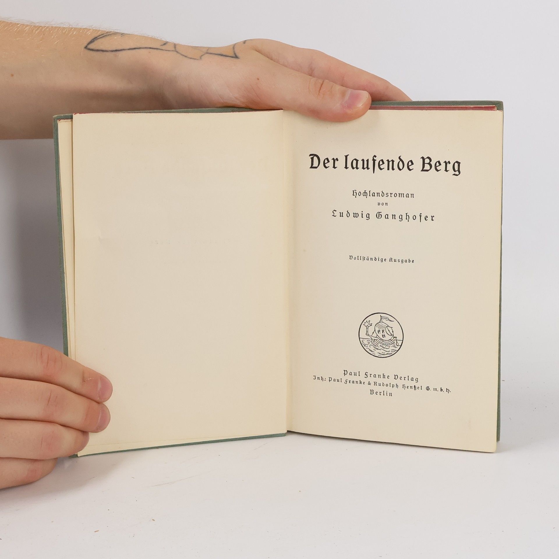 Ludwig Ganghofer Der laufende Berg