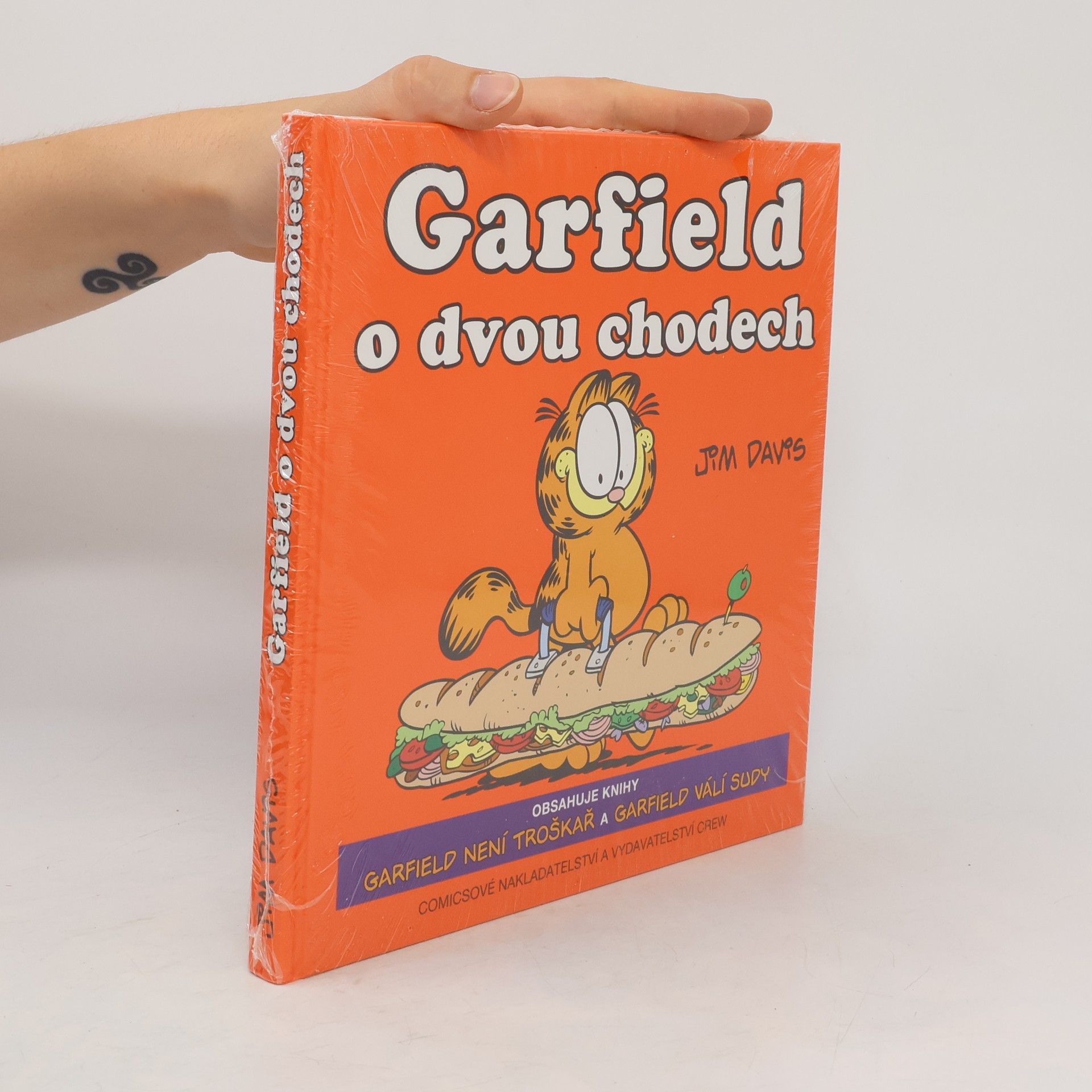 Jim Davis Garfield o dvou chodech