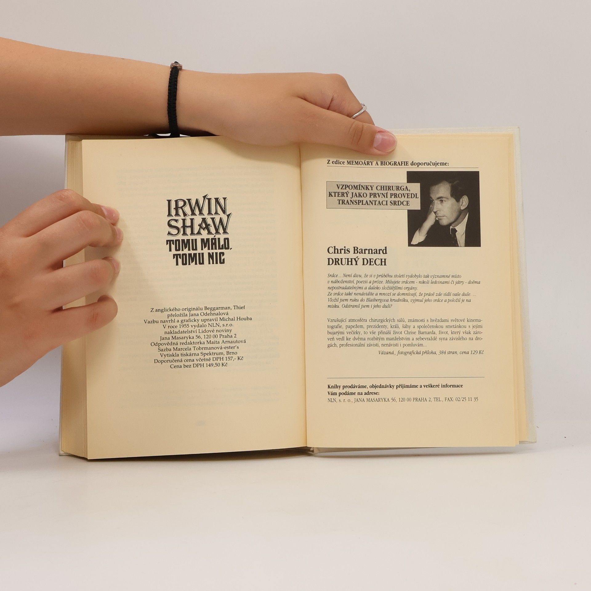 Irwin Shaw Tomu málo, tomu nic