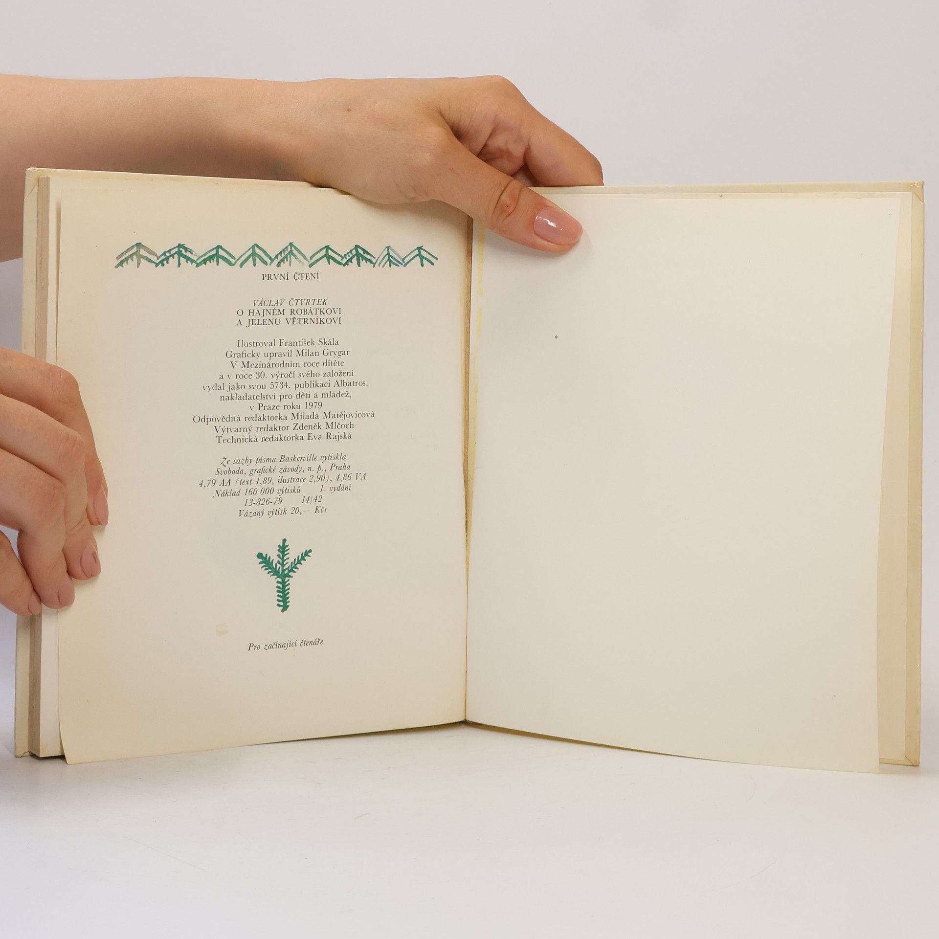 Václav Čtvrtek O hajném Robátkovi a jelenu Větrníkovi