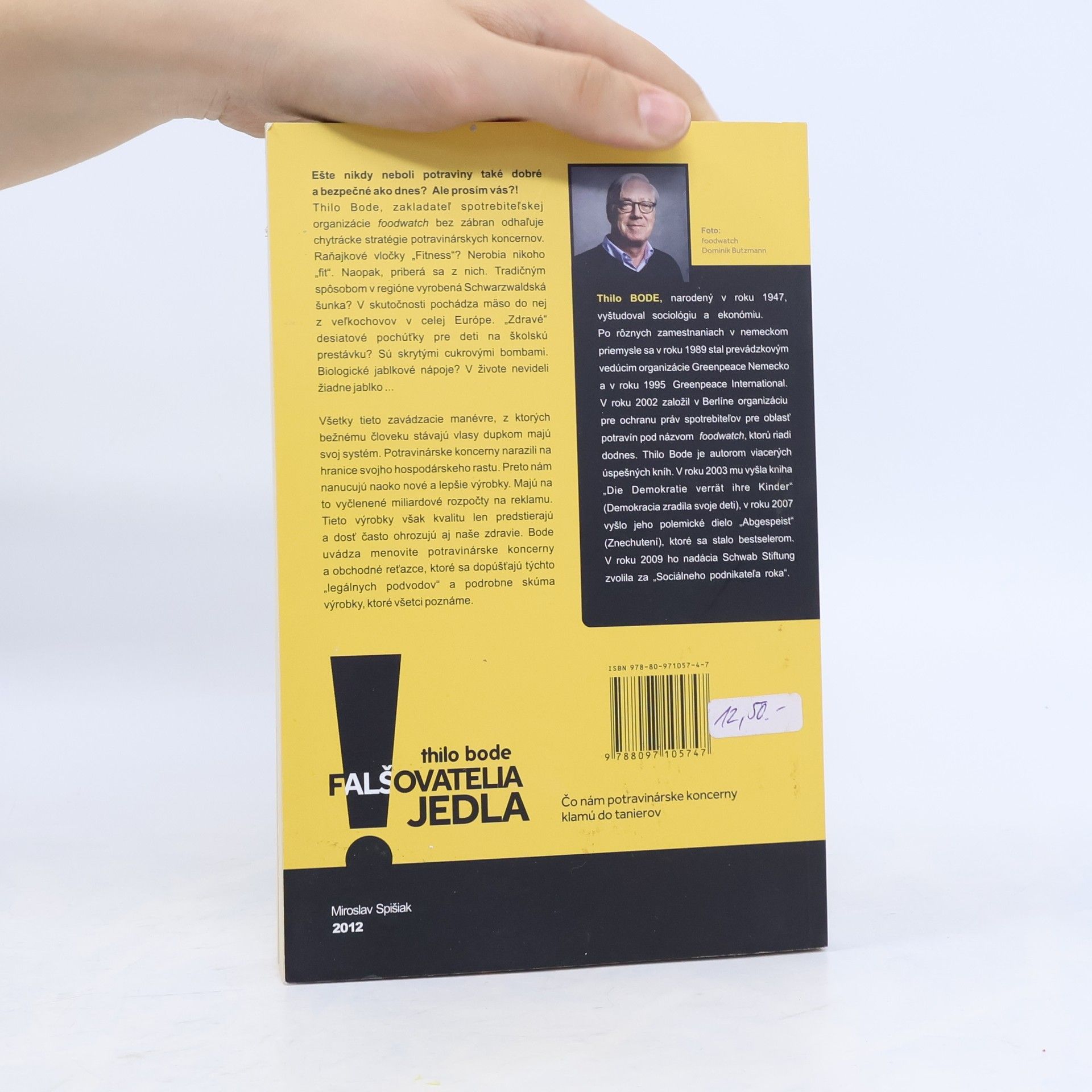 Thilo Bode Falšovatelia jedla