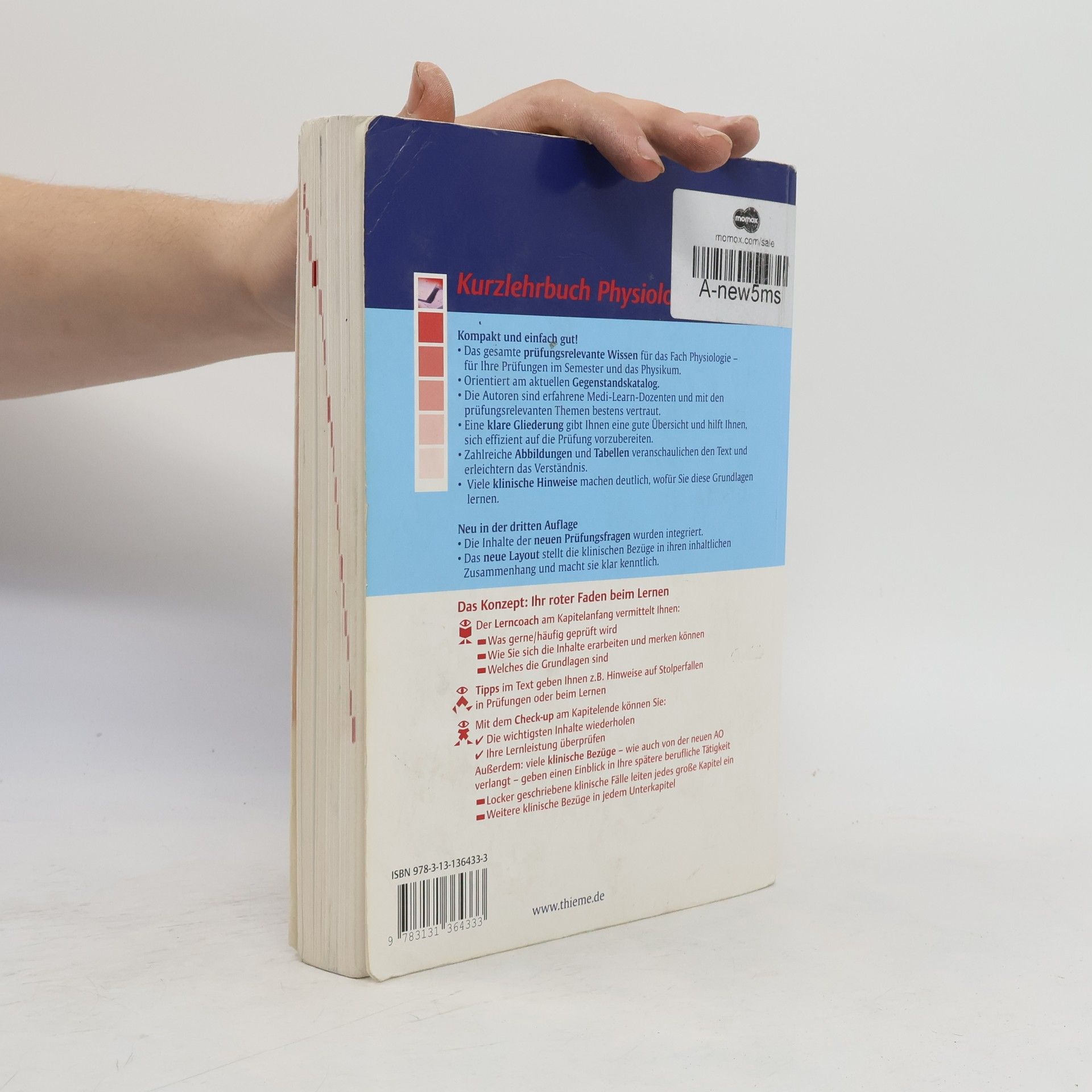 Jens Huppelsberg Kurzlehrbuch Physiologie