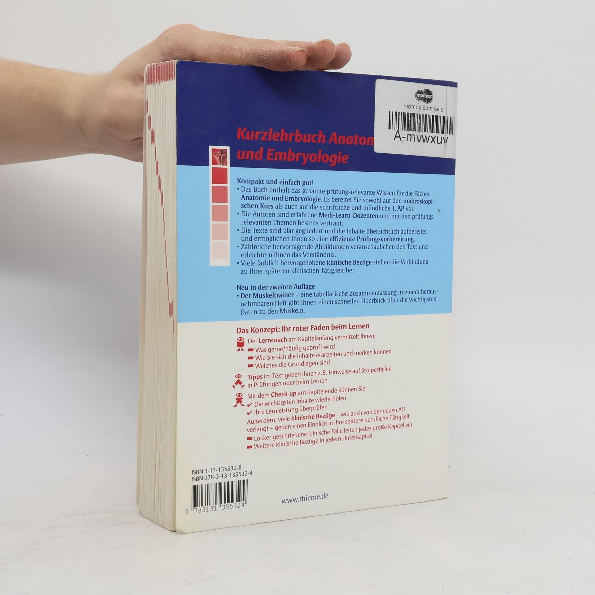 Ulrike Bommas Ebert Kurzlehrbuch Anatomie und Embryologie