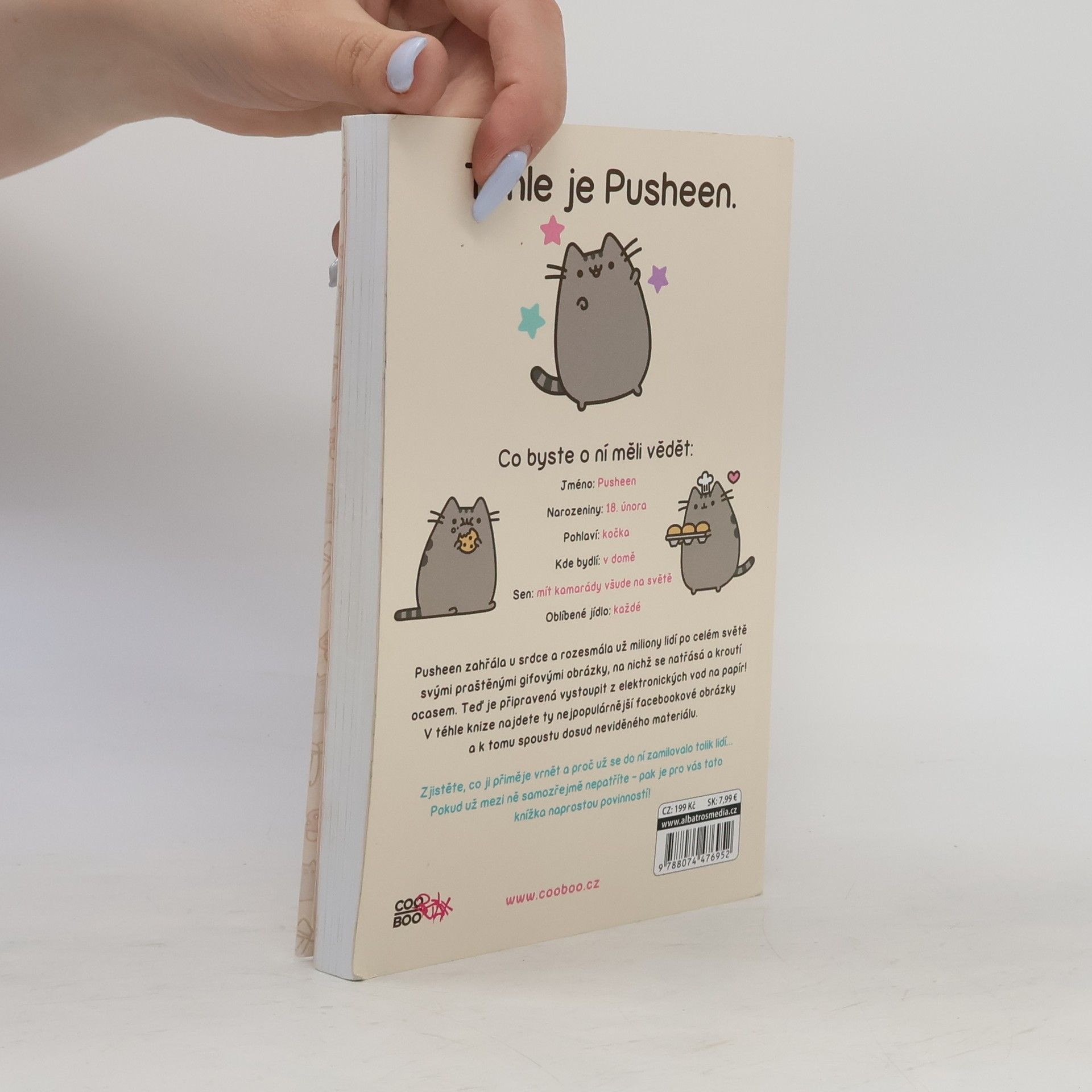 Claire Belton Pusheen. Já, košišta