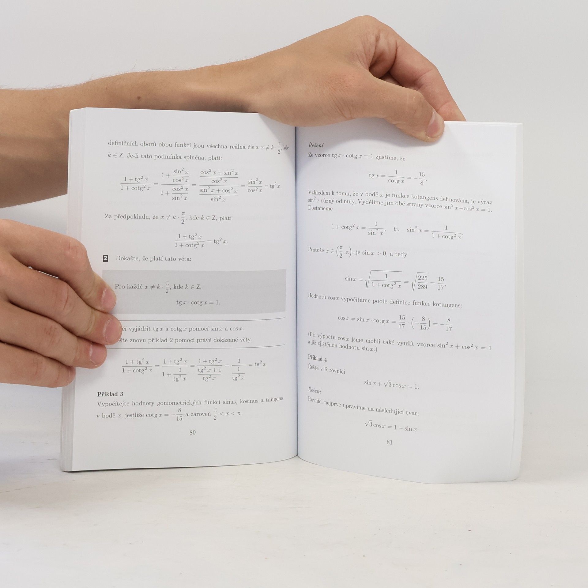Oldřich Odvárko Matematika pro gymnázia. Goniometrie