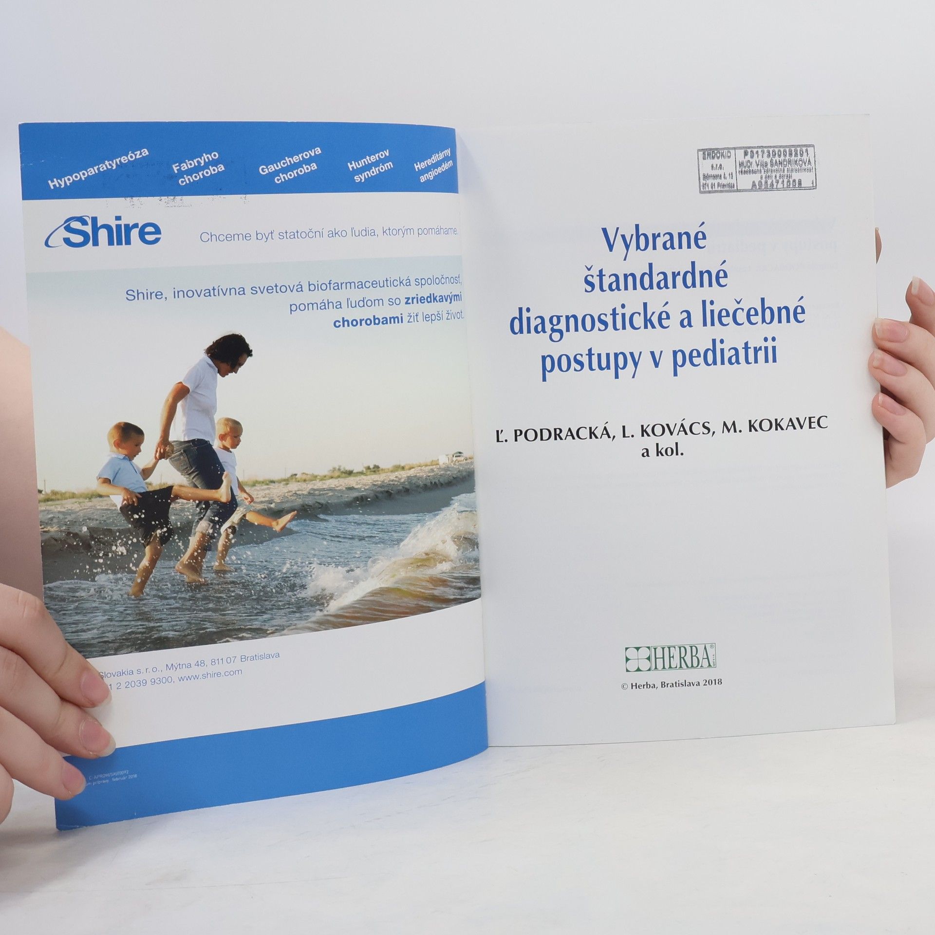 Podracká L. Vybrané štandardné diagnostické a liečebné postupy v pediatrii