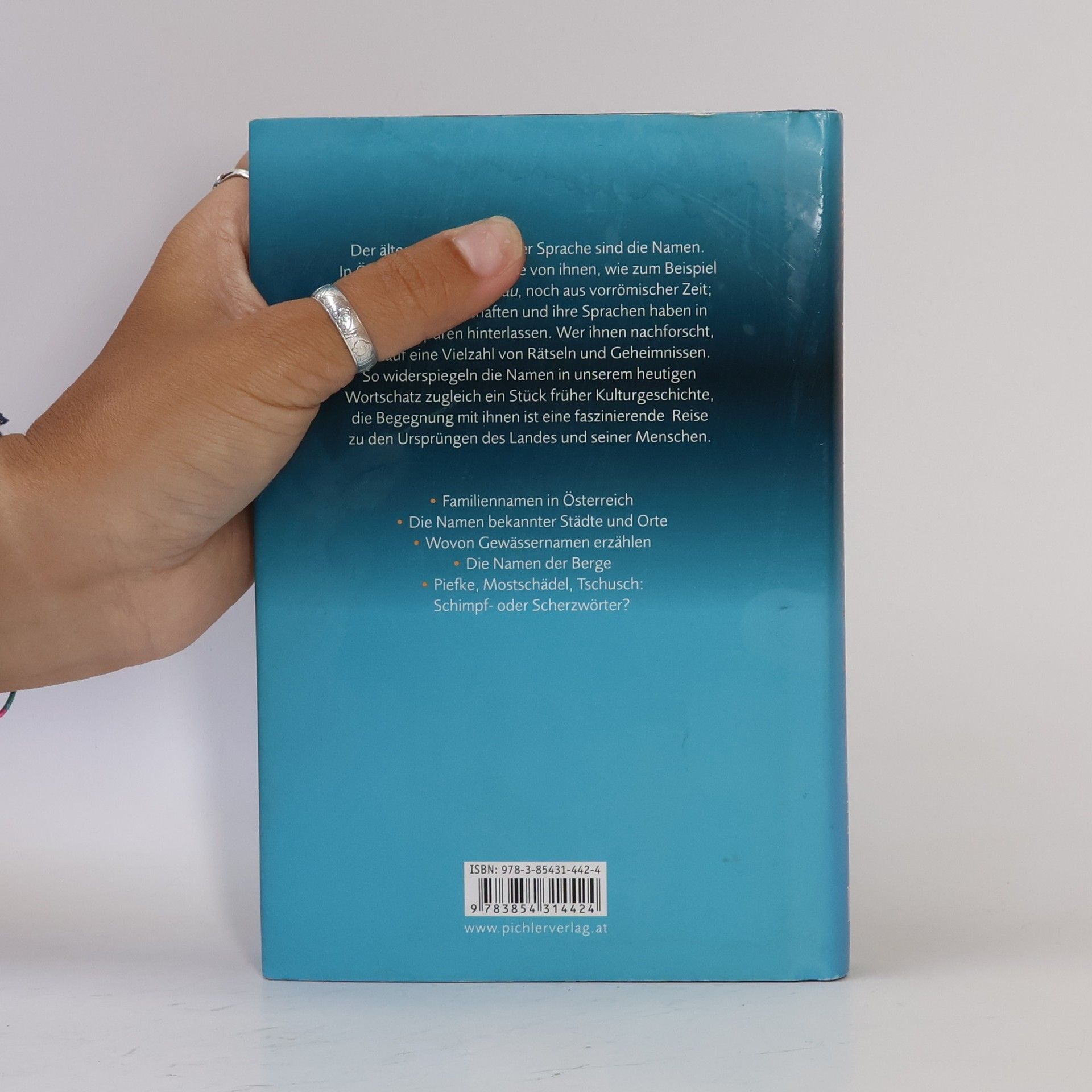 Heinz-Dieter Pohl Das Buch der österreichischen Namen. Ursprung, Eigenart, Bedeutung