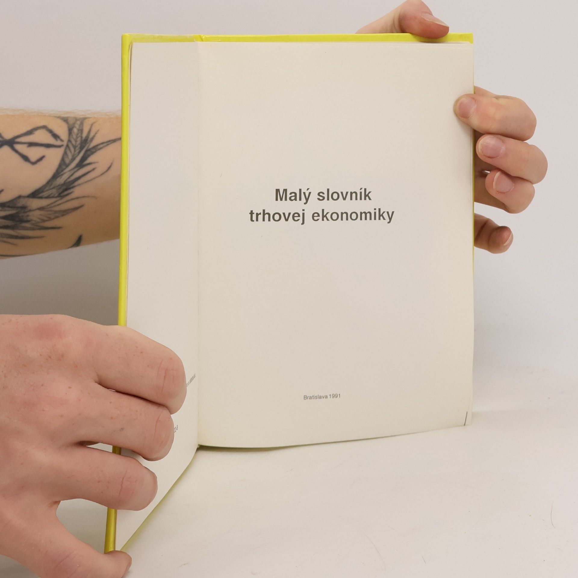 Drahoš Šíbl Malý slovník trhovej ekonomiky