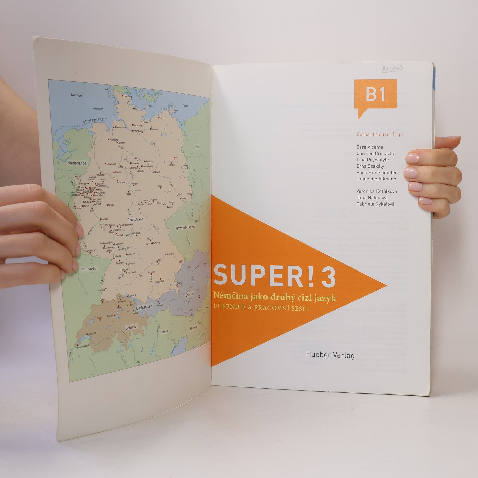 Autorenkollektiv Super! 3 : němčina jako druhý cizí jazyk : učebnice a pracovní sešit : B1