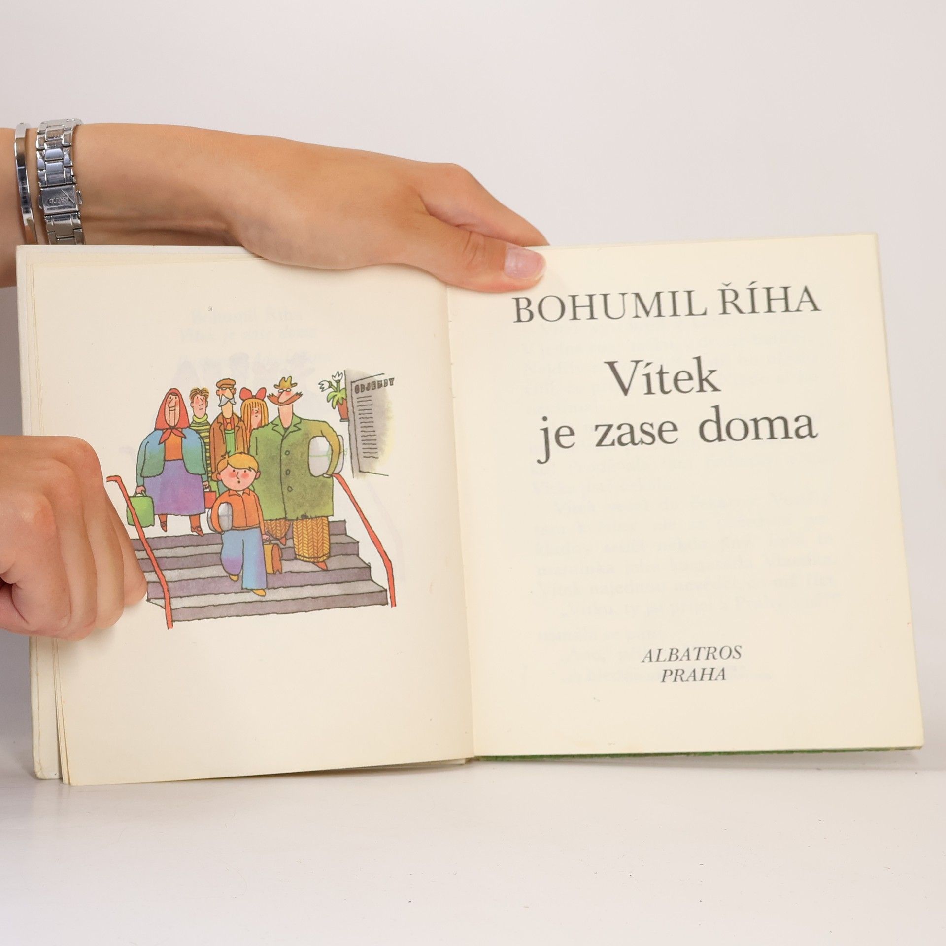Bohumil Říha Vítek je zase doma