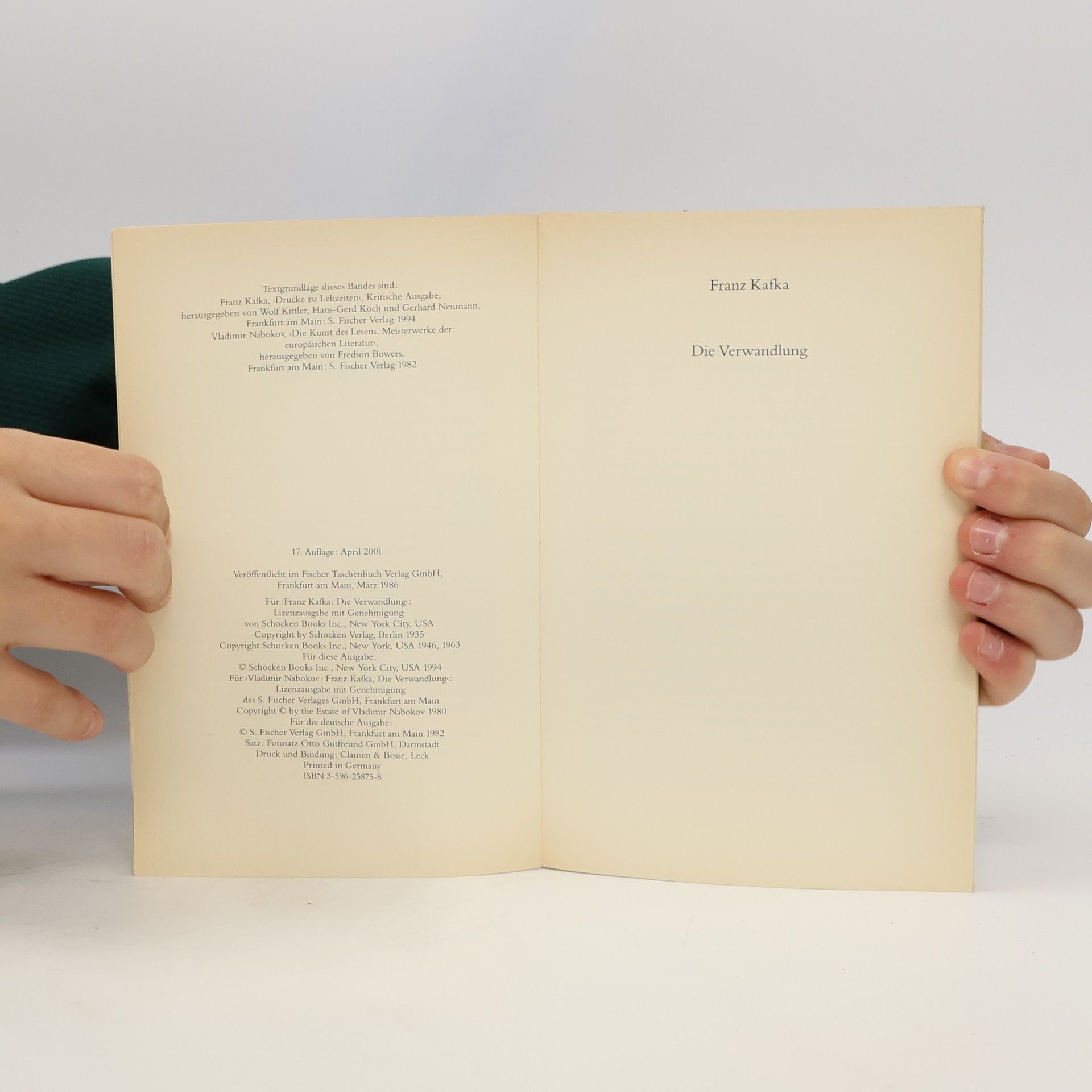 Franz Kafka Die Verwandlung