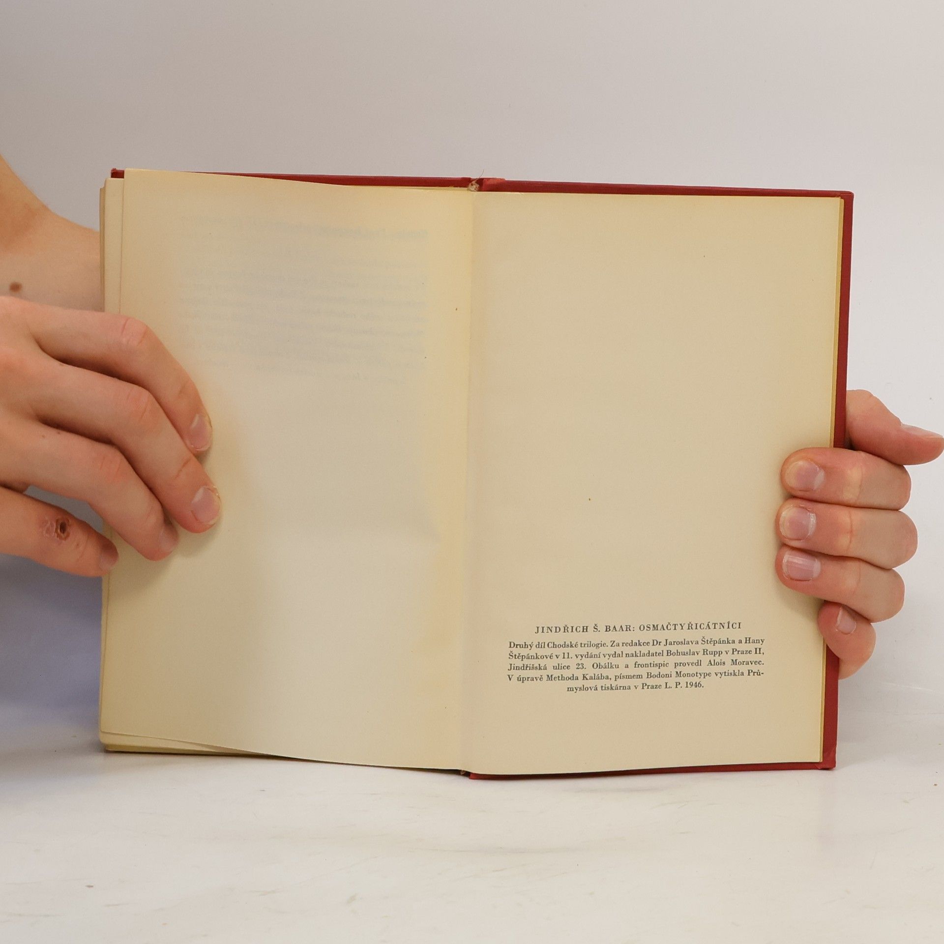 Jindřich Šimon Baar Osmačtyřicátníci. Druhý díl Chodské trilogie