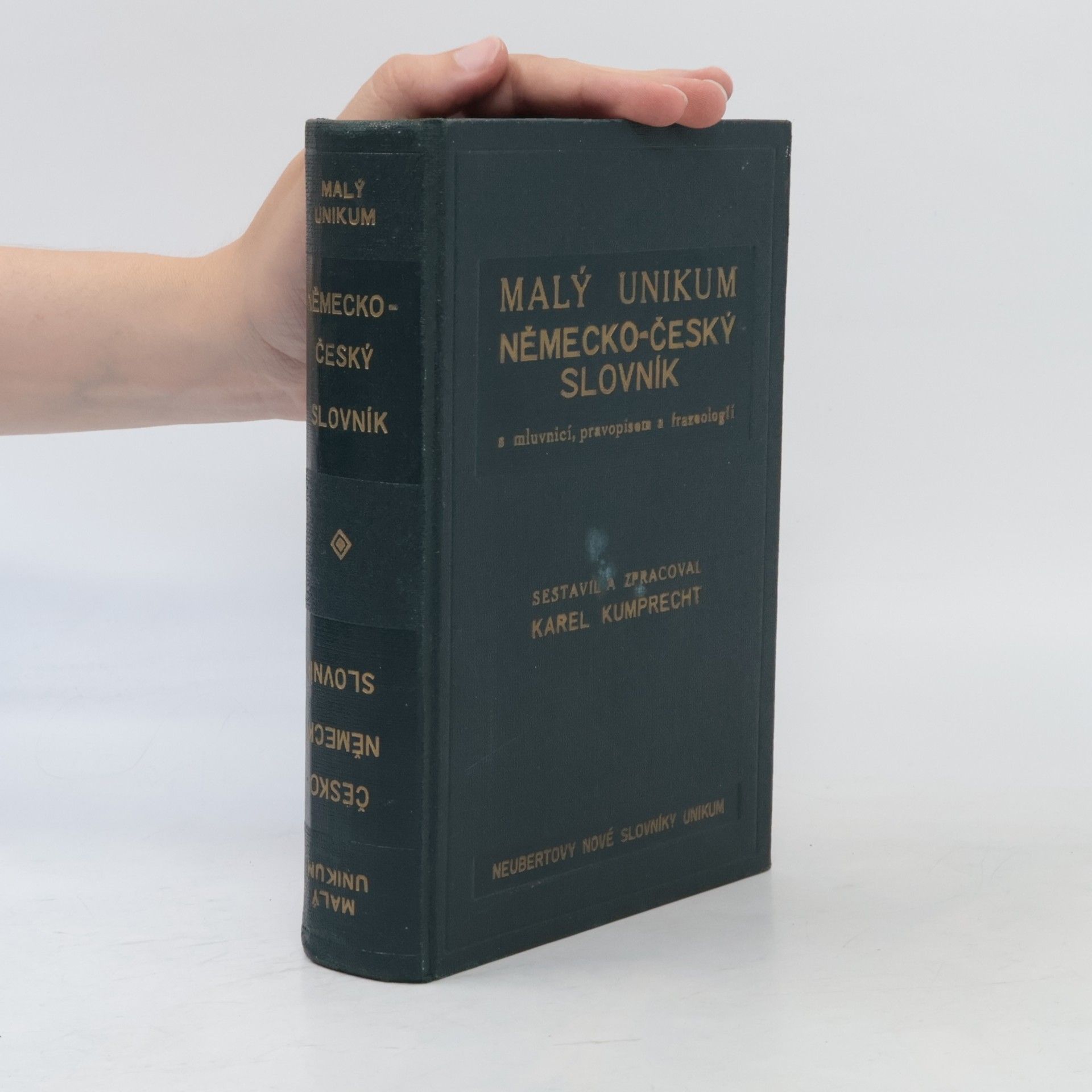 Karel Kumprecht Malý česko německý slovník Unikum